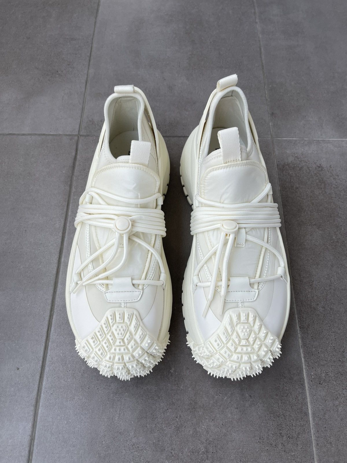 Emporio Armani !DS! SS24 Emporio Armani Milk Nylon Sneakers Size US 13 / EU 46 - 9 Thumbnail