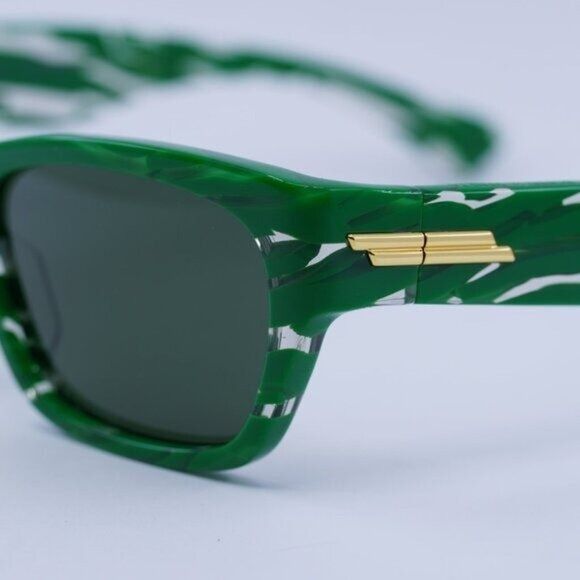 Bottega Veneta 🕶️ New Bottega Veneta BV1143S 004 Green/White Sunglasses Size ONE SIZE - 5 Thumbnail