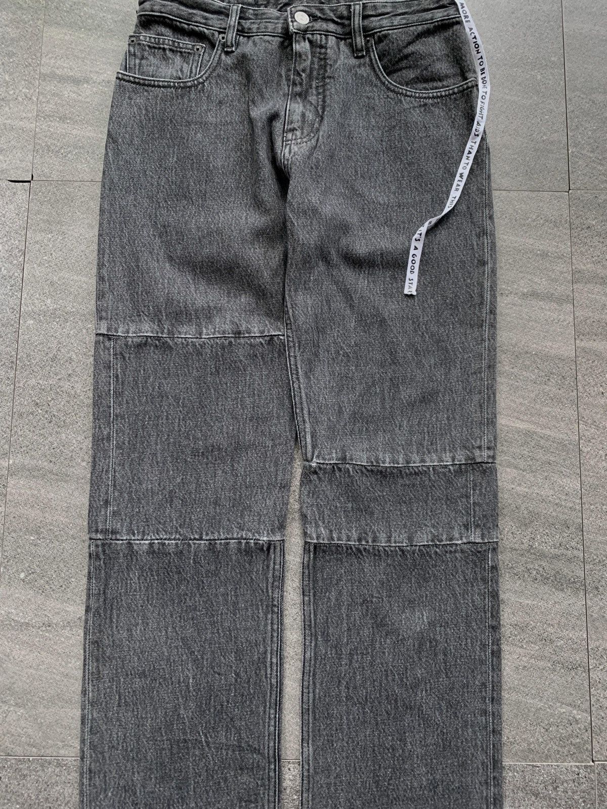 Maison Margiela FREE TAX! MM6 Paneled Wash Denim Jeans Size US 28 / EU 44 - 3 Thumbnail
