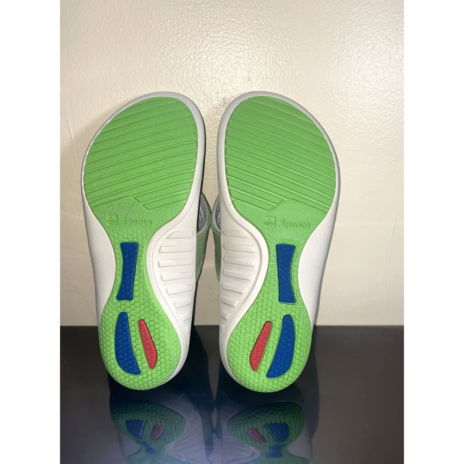 Vintage Spenco Sandals Lime Green Size 6 Women Flip Flop Fabric Sandal Green 6 Womens Size US 6 / IT 36 - 5 Thumbnail