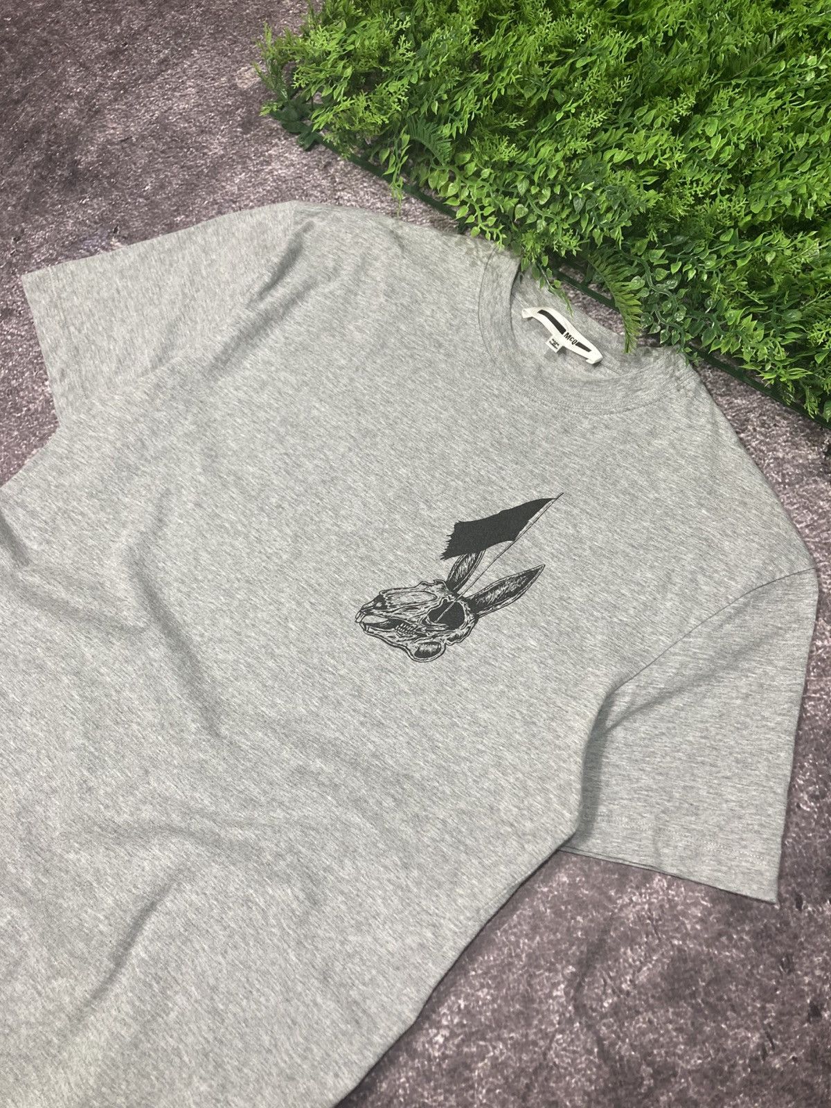 Alexander McQueen Alexander McQueen Rabbit Skull T-Shirt Tee Size US S / EU 44-46 / 1 - 1 Thumbnail