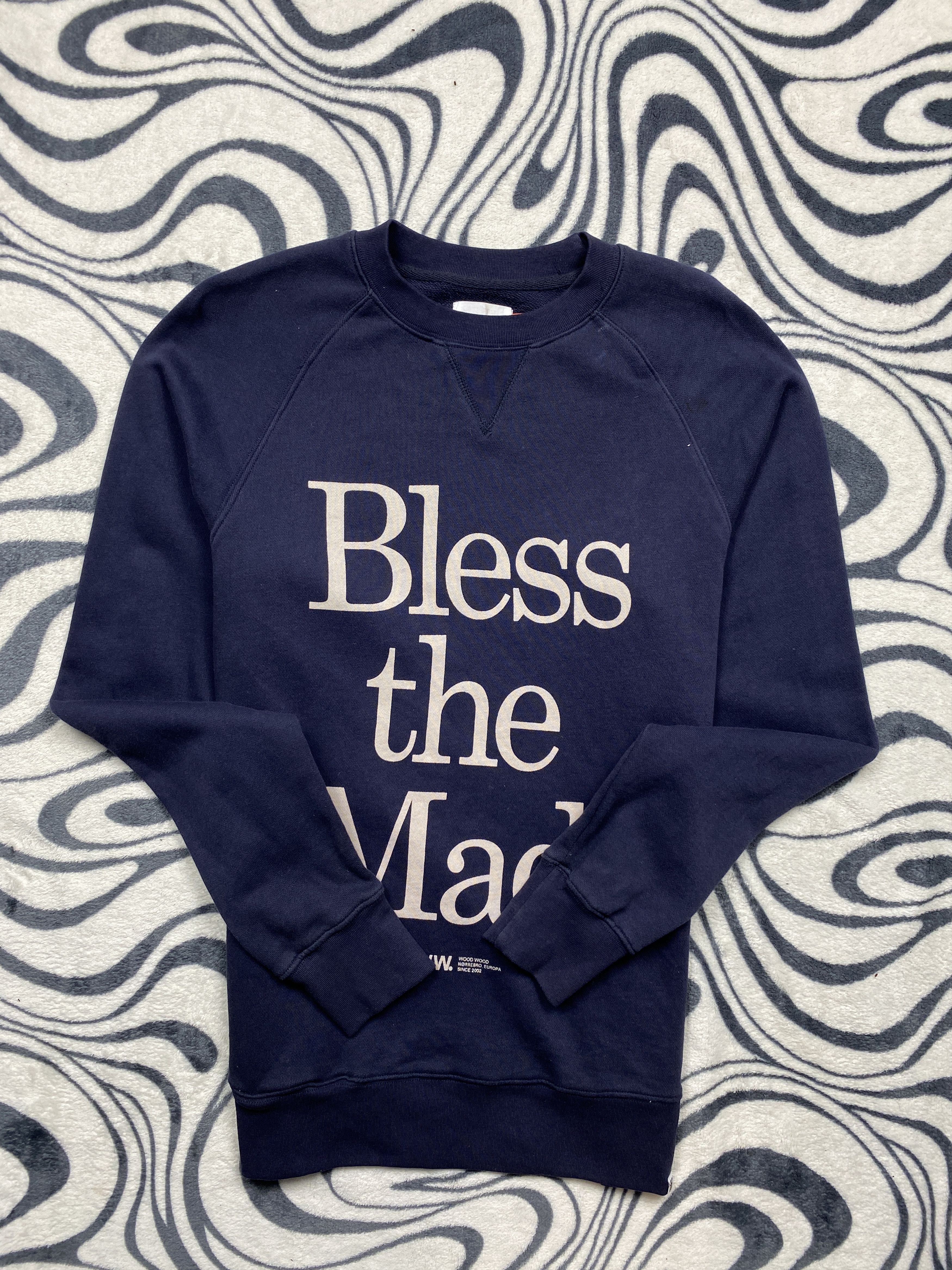 Wood Wood Wood Wood Vintage Mens Sweatshirt Y2K Size US XS / EU 42 / 0 - 1 Thumbnail
