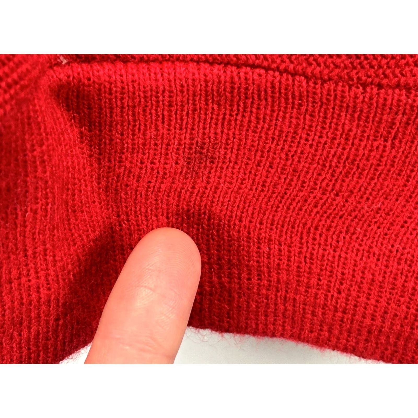 Izod VINTAGE IZOD Cardigan Sweater Mens XL Red V-Neck Crest Acrylic Grandpa Grunge USA Mens Size US XL / EU 56 / 4 - 6 Thumbnail