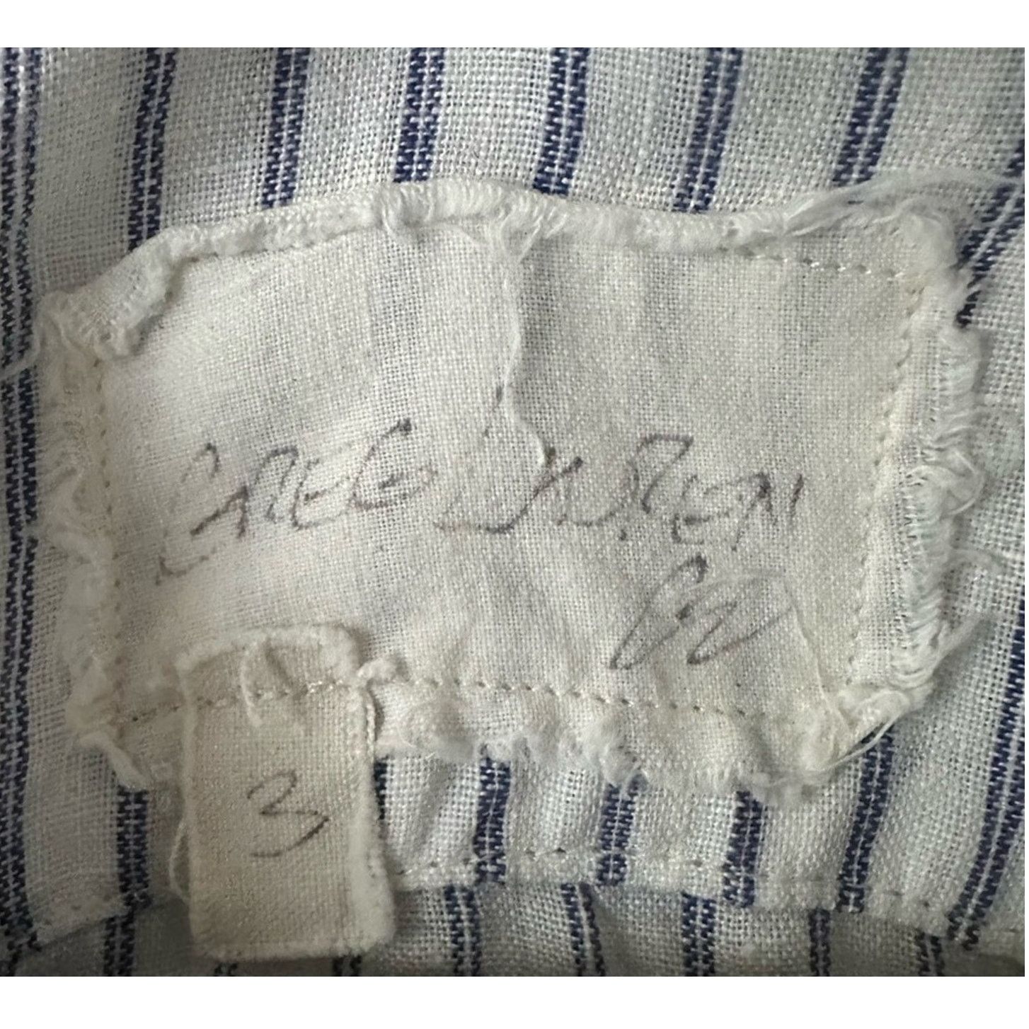 Greg Lauren The Studio Shirt w/ Bib Gatsby Artist 3 Large Linen Cotton Size US L / EU 52-54 / 3 - 2 Thumbnail
