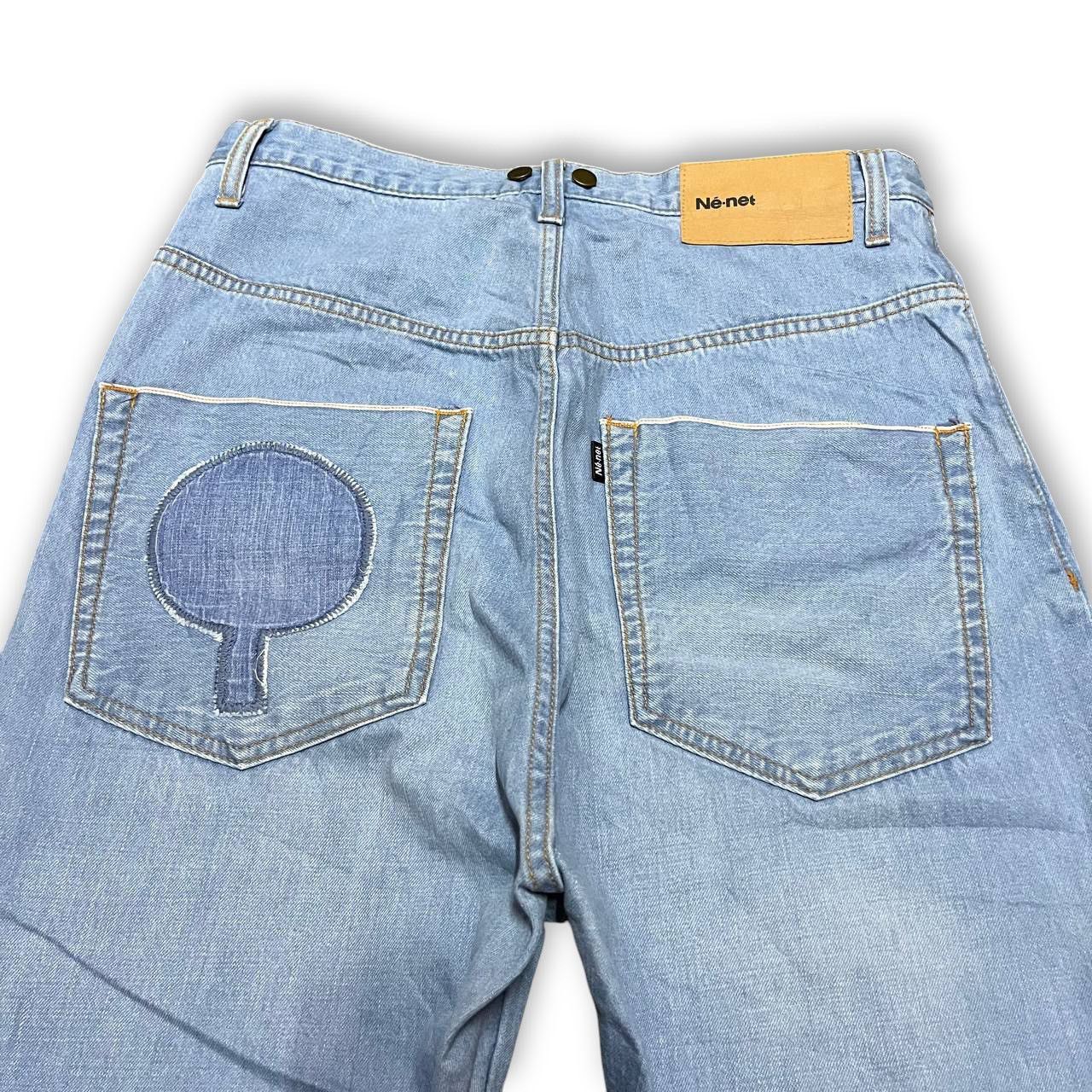 Issey Miyake × Japanese Brand × Ne-Net Ne-Net Selvedge Hybrid Patchwork Denim Jeans Pants Size US 31 - 4 Thumbnail