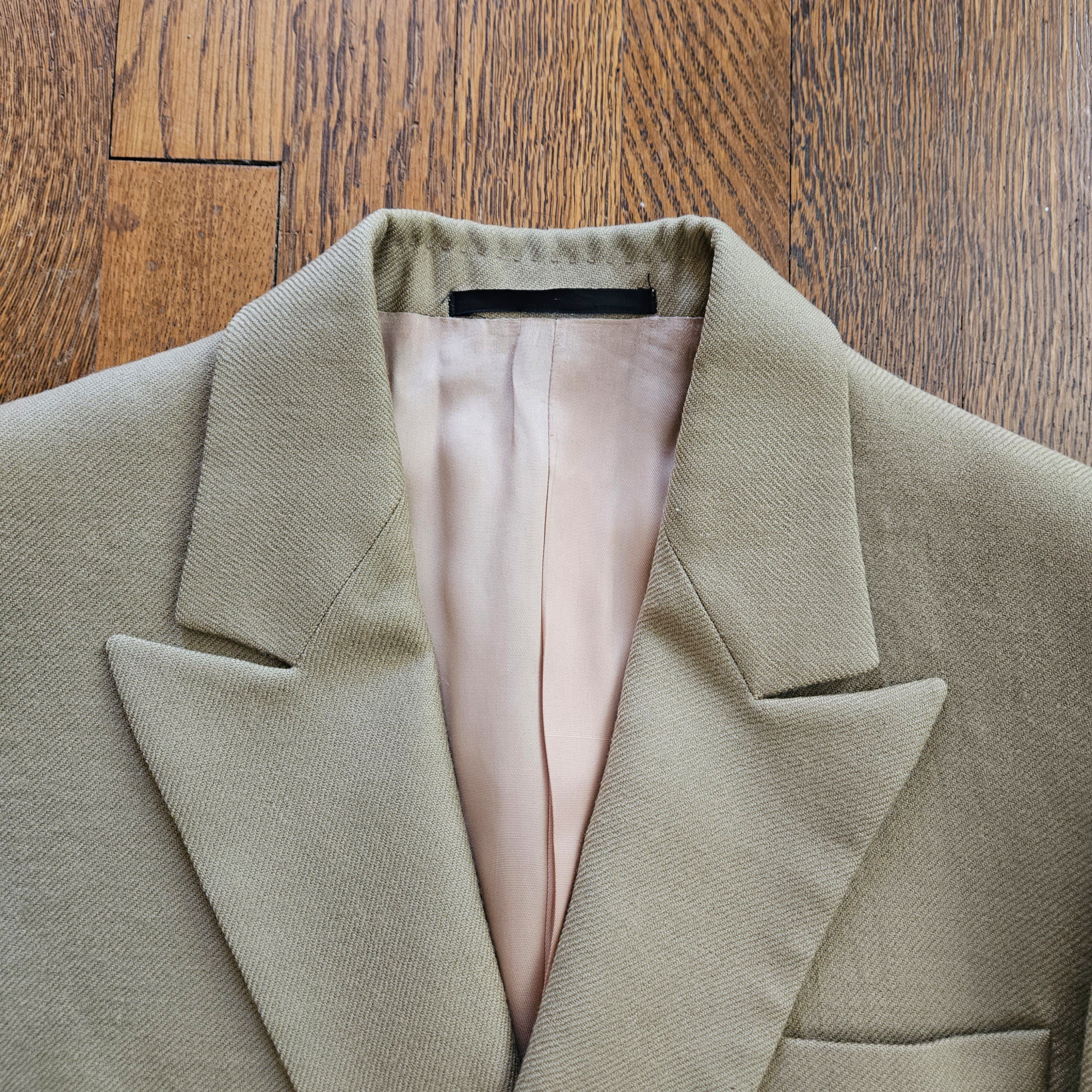 Givenchy Vintage Givenchy Double Breasted Camel Hair Cream Blazer Size US S / EU 44-46 / 1 - 2 Thumbnail