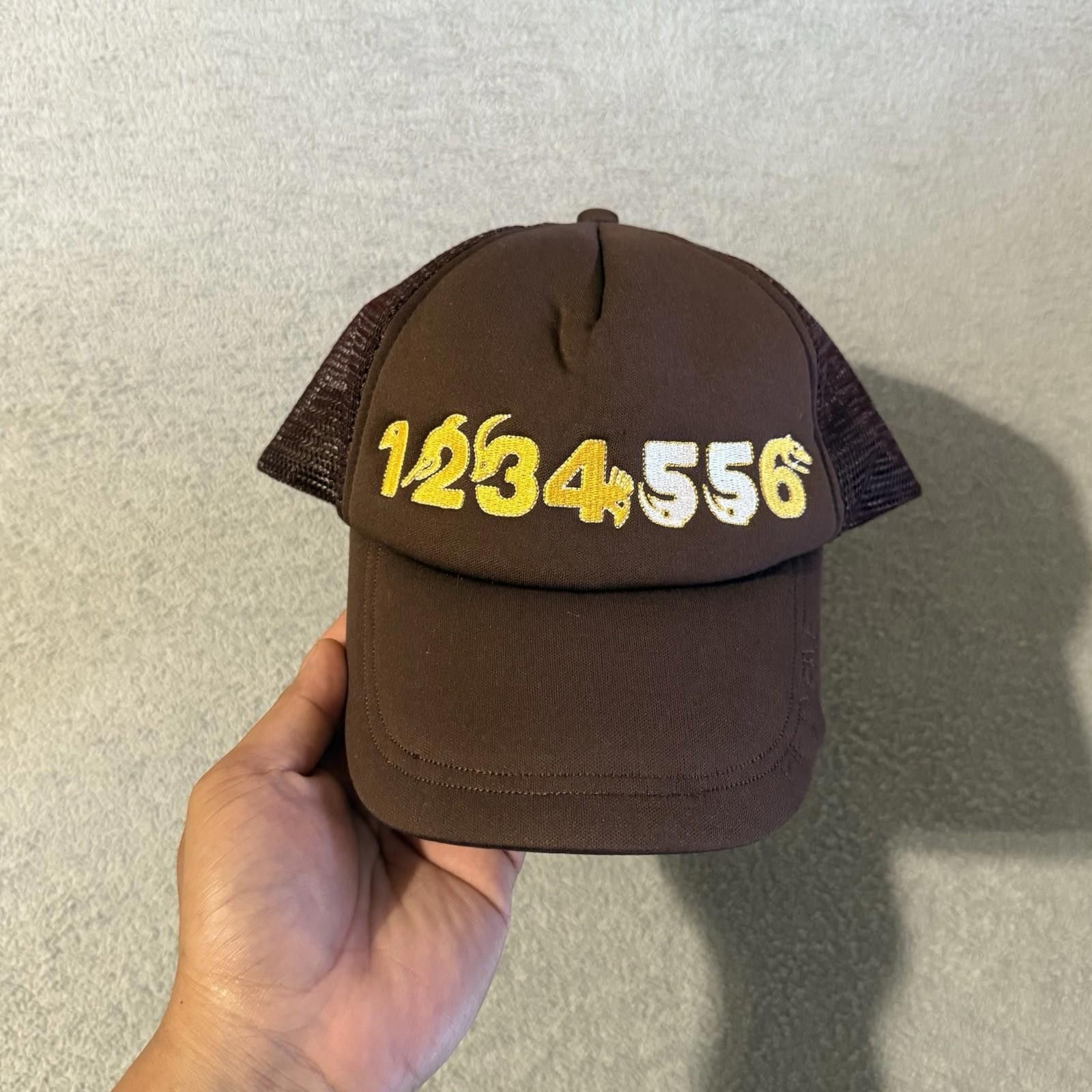 Other 123456 Embroidered Snapback Trucker Hat Men’s Size ONE SIZE - 1 Thumbnail
