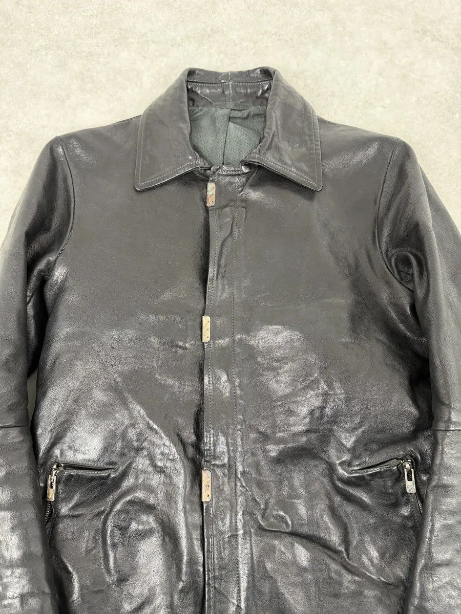 Carol Christian Poell Carol Christian Poell Black Scarstitched Horse Leather Jacket Size US S / EU 44-46 / 1 - 7 Thumbnail