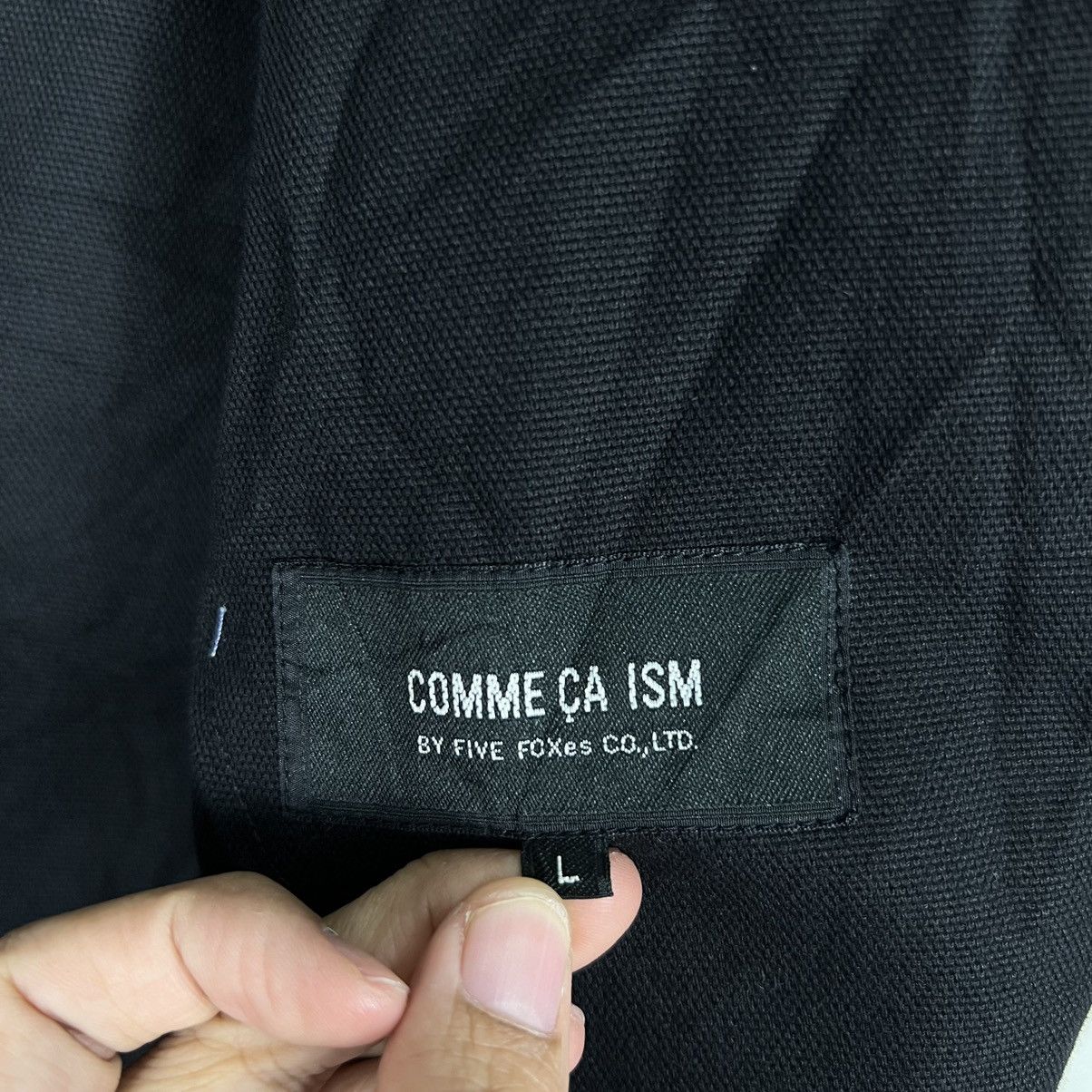 Comme Ca Ism 🔥 BLACK COMME CA ISM BLAZER CHORE JACKET Size US L / EU 52-54 / 3 - 15 Thumbnail