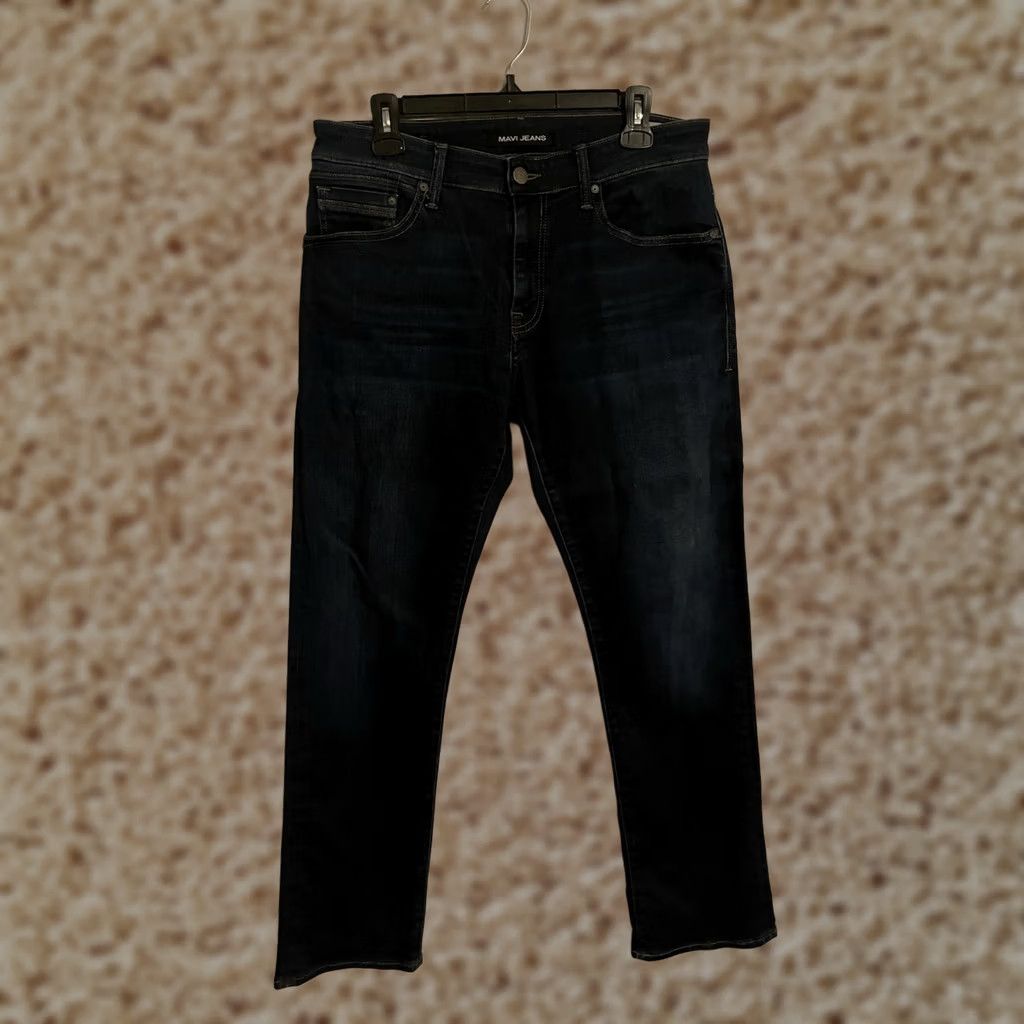 Vintage Mavi Jeans Men's 32x32 Blue Cotton Lyocell Stretch Medium Wash Denim Jeans Size US 32 / EU 48 - 1 Thumbnail