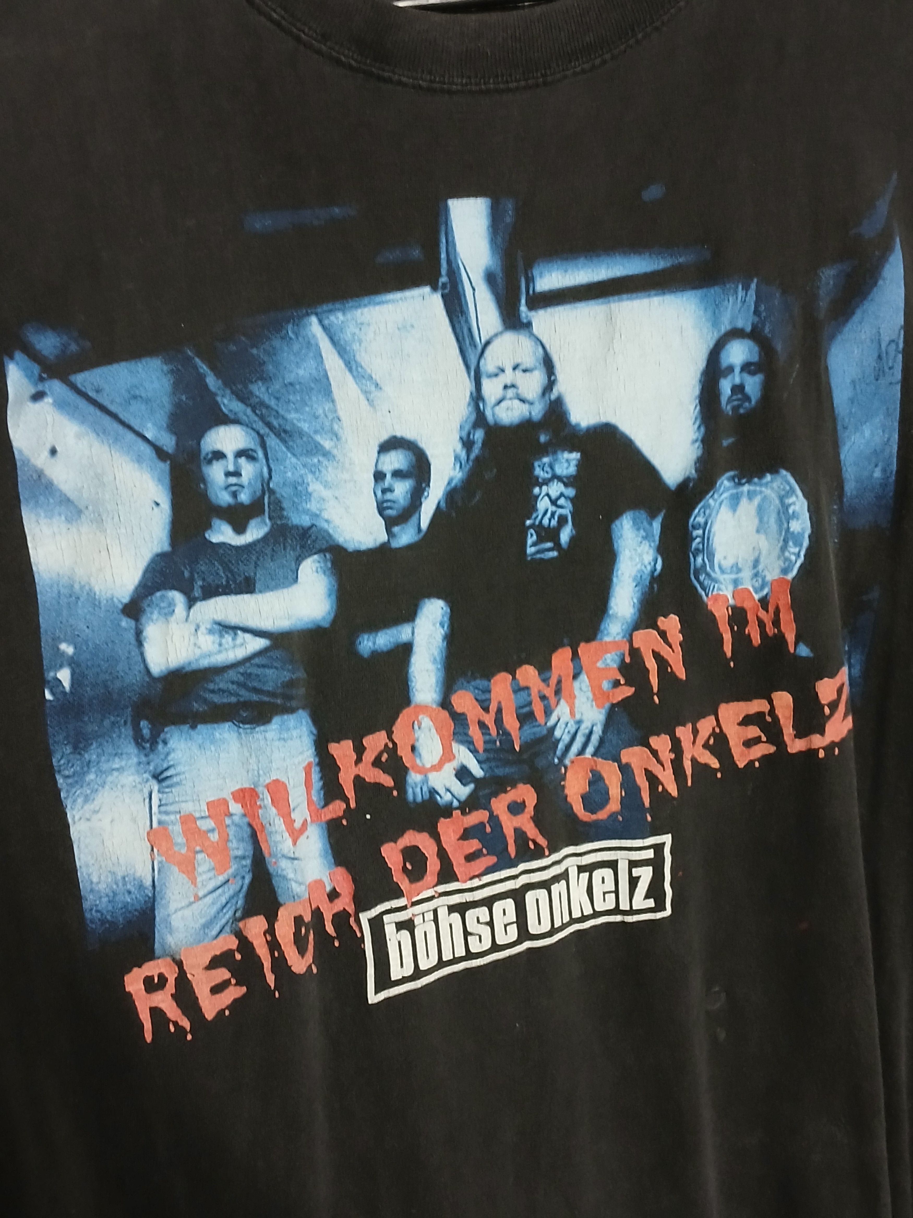 Band Tees × Vintage Vintage Böhse Onkelz T-Shirt Size US M / EU 48-50 / 2 - 3 Thumbnail