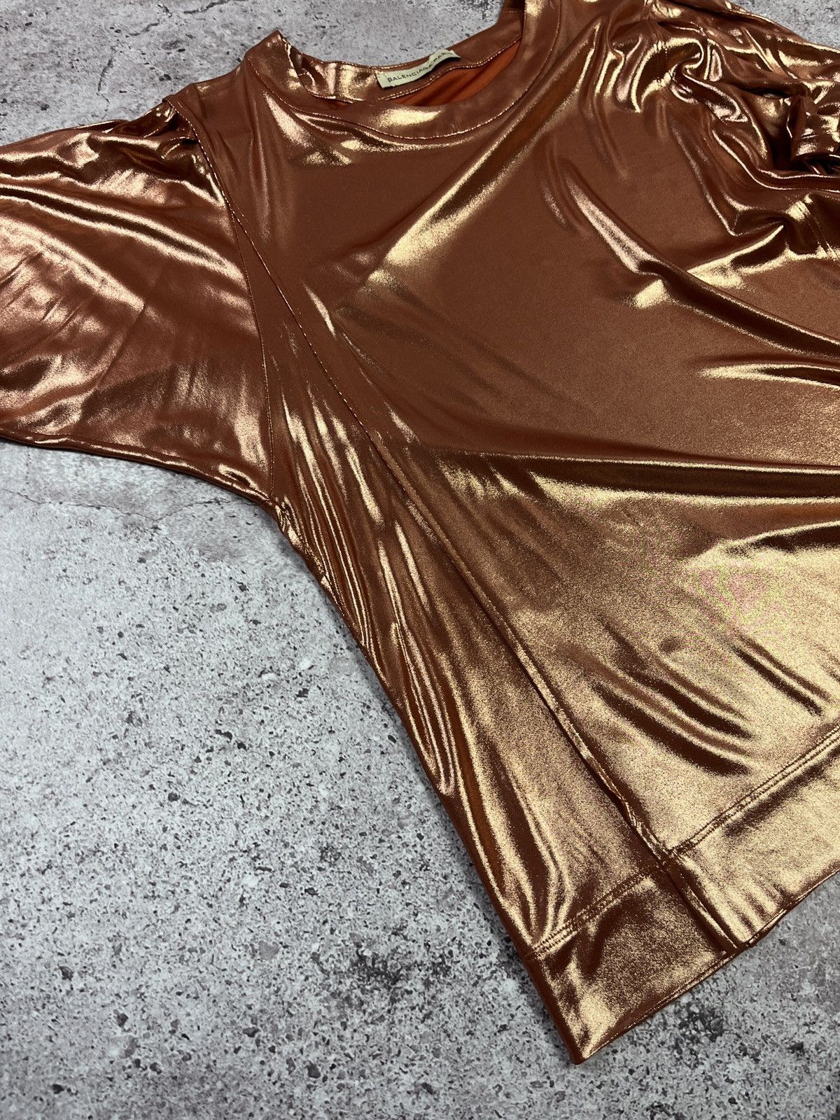 Balenciaga Balenciaga Paris Metallic Copper Top Size S / US 4 / IT 40 - 7 Thumbnail