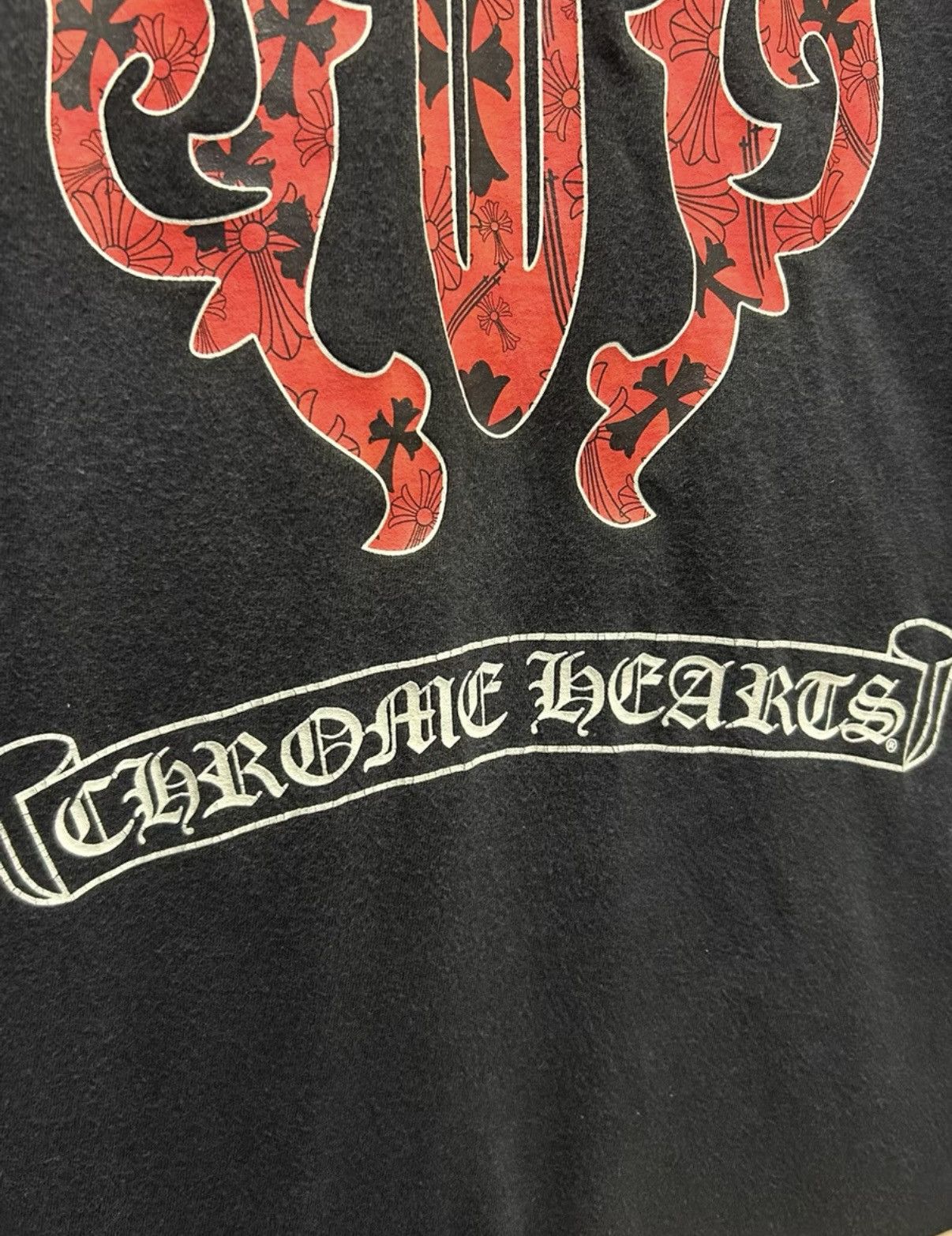 Chrome Hearts Chrome Hearts Red Vine Dagger Short Sleeve Tee Size US XXL / EU 58 / 5 - 3 Thumbnail