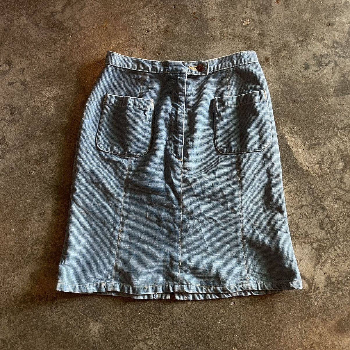Designer × Hysteric Glamour Hysteric Glamour Denim Mini Skirt Size 24" / US 00 / IT 34 - 1 Thumbnail