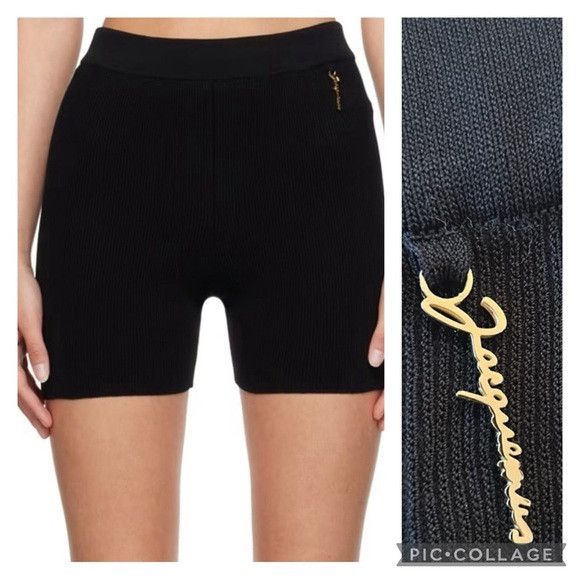 Jacquemus JACQUEMUS LE RAPHIA SHORTS 40BLACK 'LE SHORT PRALU' Size 27" / US 4 / IT 40 - 1 Thumbnail