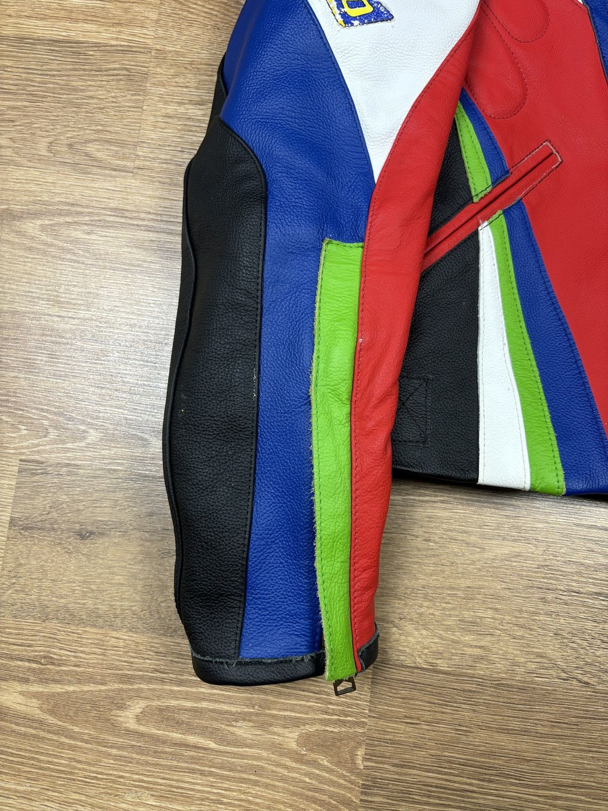Dolce & Gabbana 2000s Dolce & Gabbana Multicolor Moto Jacket Size US S / EU 44-46 / 1 - 4 Thumbnail