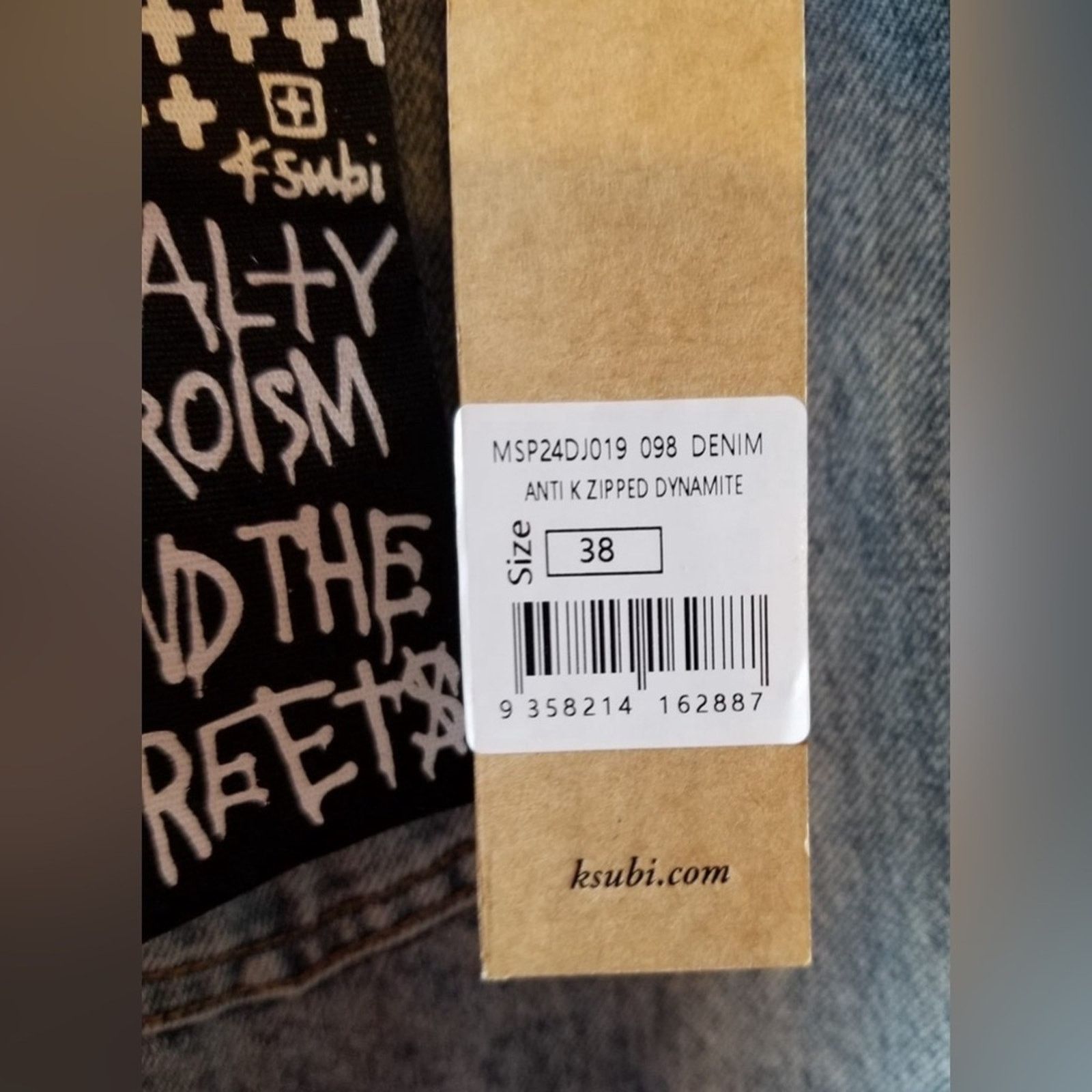 Ksubi KSUBI Anti K Zipped Dynamite Size: 38 NWT Size US 38 / EU 54 - 8 Thumbnail