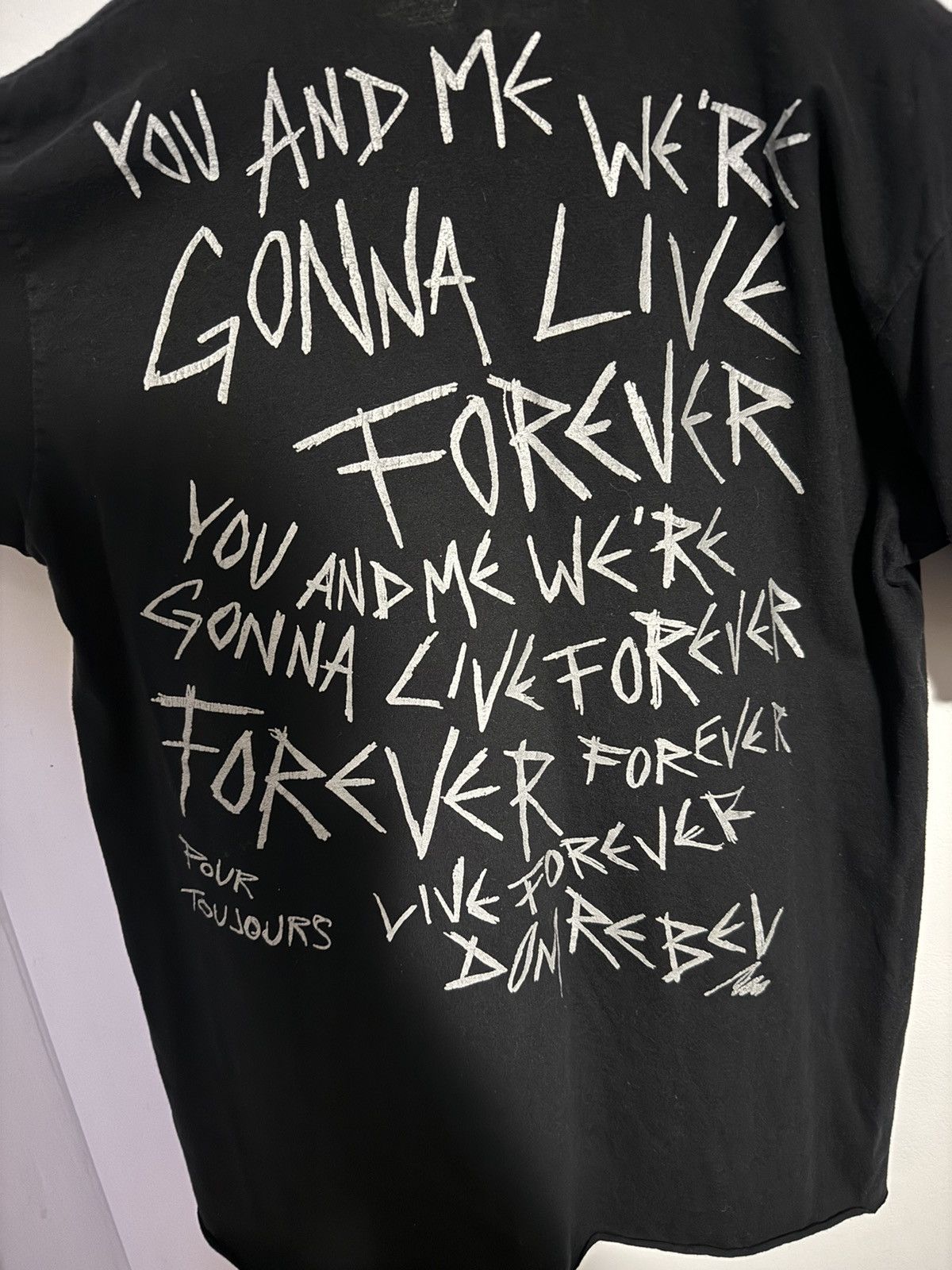 DOMREBEL Dom Rebel Amor 1982 “Live Forever” Distressed Tee Size US M / EU 48-50 / 2 - 2 Thumbnail