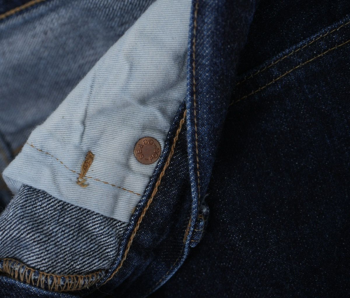 FOB Factory FOB FACTORY F153 STRAIGHT Selvedge JEANS Size US 36 / EU 52 - 6 Thumbnail