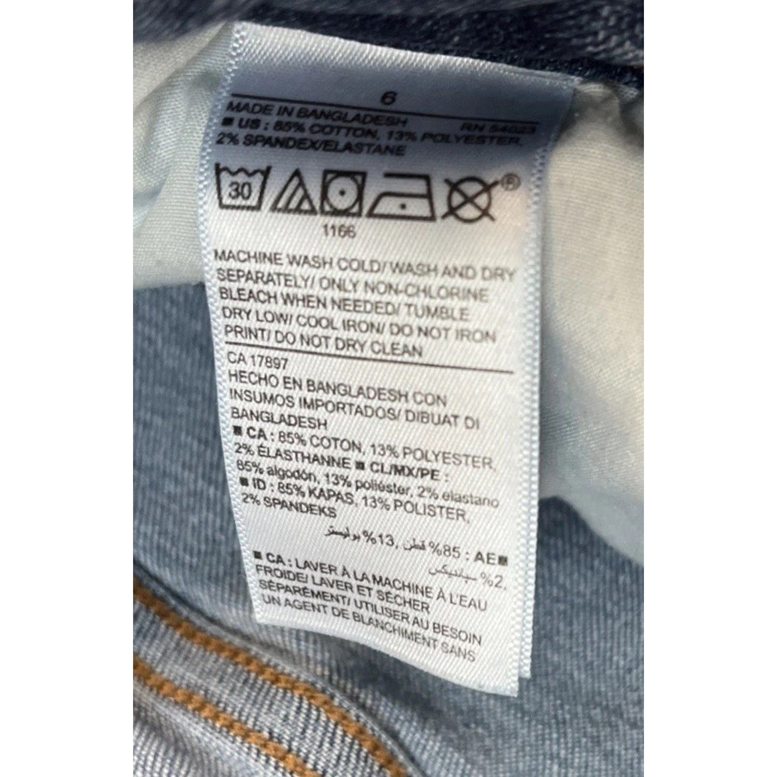 Old Navy Old Navy Size 6 Rockstar Mid Rise Jeans Stretch Skinny Size 28" / US 6 / IT 42 - 4 Thumbnail