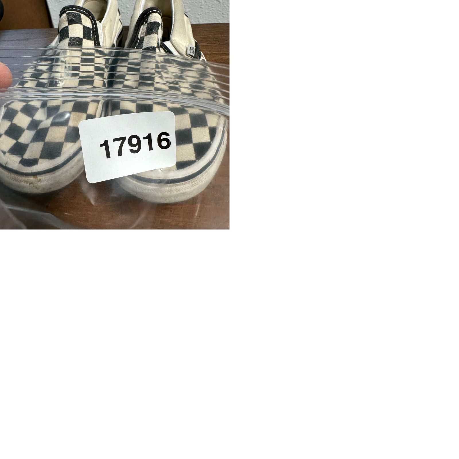 Vans VANS Shoes Womens 5.5 Black White Checker Low Top Lace Up Sneakers Ladies Size XS / US 0-2 / IT 36-38 - 9 Thumbnail