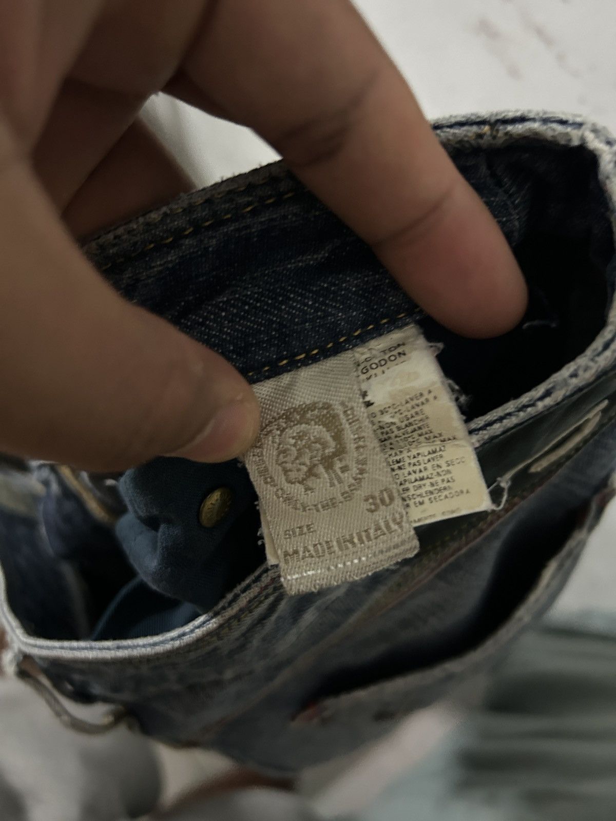 Diesel Diesel distressed Ripped jeans Size US 31 - 11 Thumbnail
