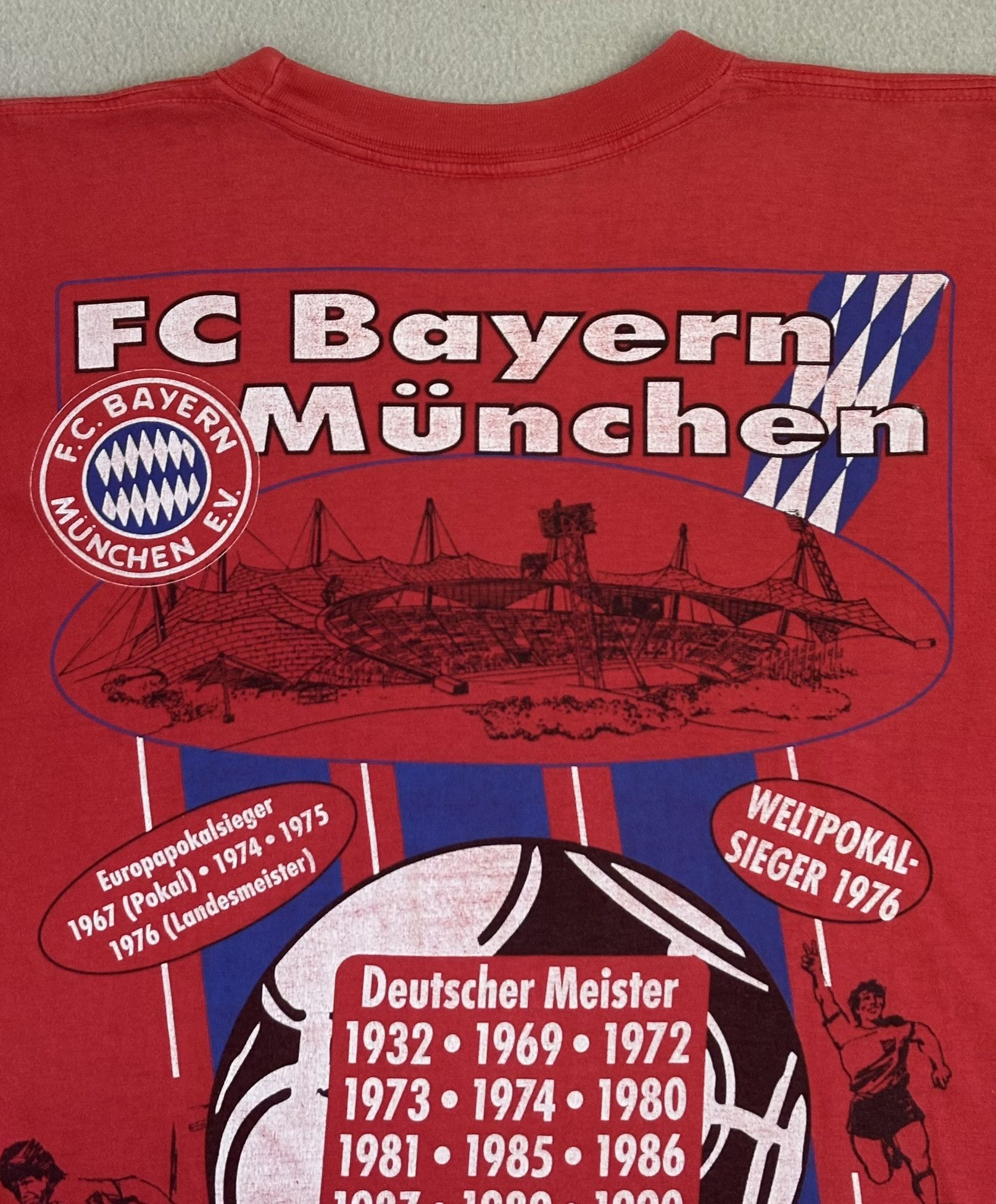 Vintage Bayern Munich Championship 1994 T-Shirt Size L Size US L / EU 52-54 / 3 - 13 Thumbnail