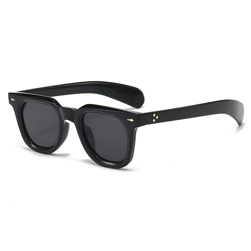 Vintage Y2k Black Square Sunglasses Size ONE SIZE - 4 Thumbnail