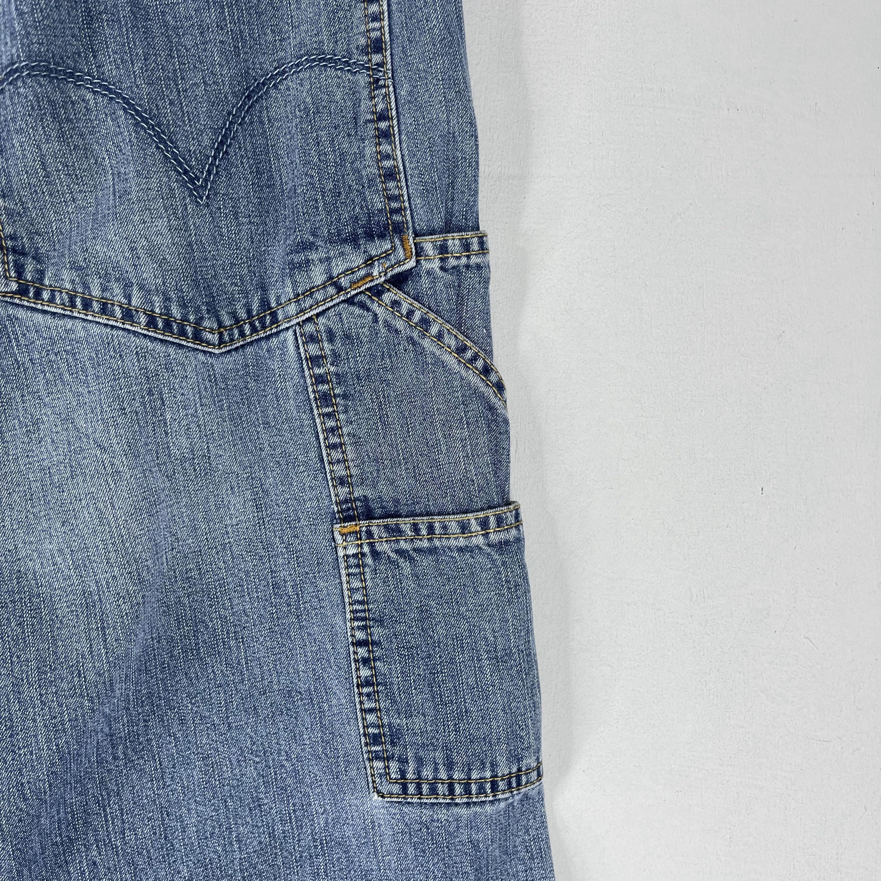 Levi's × Vintage Vintage Distressed Levis Carpenter Multi Pocket Jeans Size US 36 / EU 52 - 9 Thumbnail