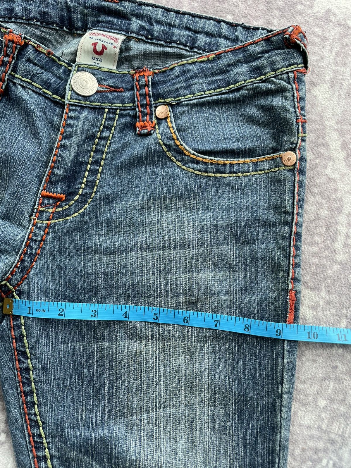 True Religion TRUE RELIGION RICKY SUPER QT MULTI COLOUR DOUBLE STITCH Size US 28 / EU 44 - 11 Thumbnail