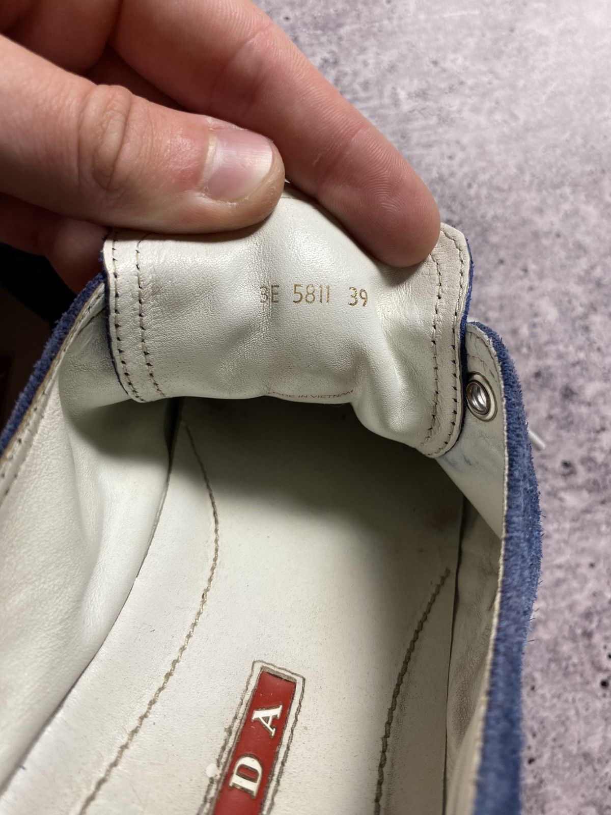 Prada Vintage Prada Red Tab Sneakers Size US 6.5 / EU 39-40 - 16 Thumbnail