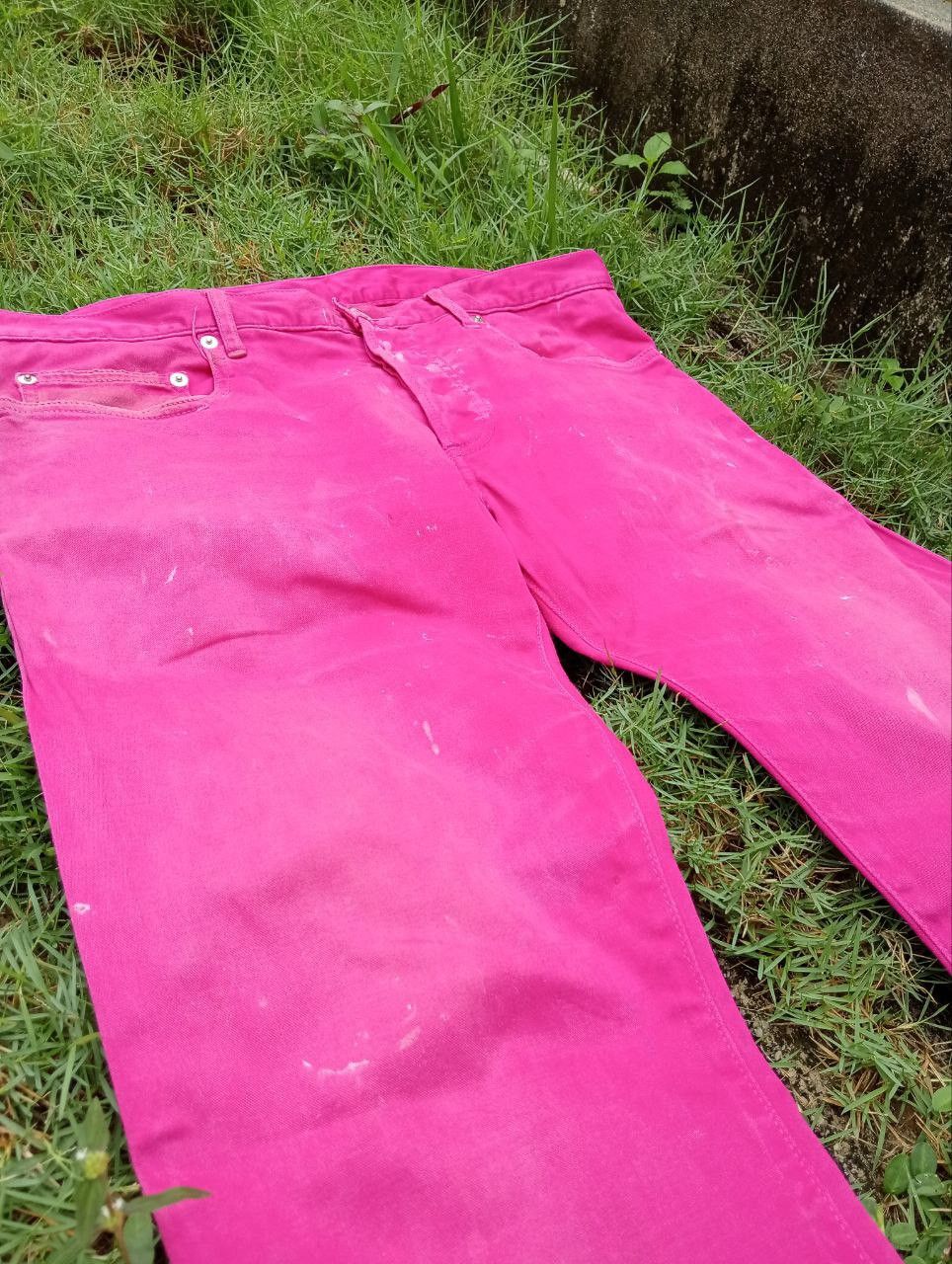 Dior × Hedi Slimane Dior Homme Combine Cotton Polyurethane Stretch Pants Size US 32 / EU 48 - 9 Thumbnail