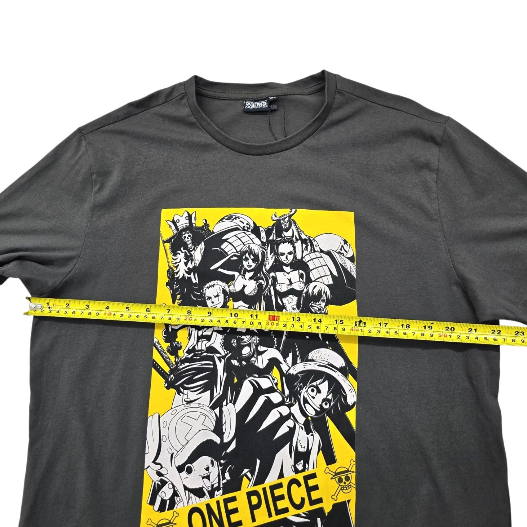 Vintage Piombo One Piece Anime Black XXL T-Shirt Italy Cotton Blend Size US XXL / EU 58 / 5 - 7 Thumbnail