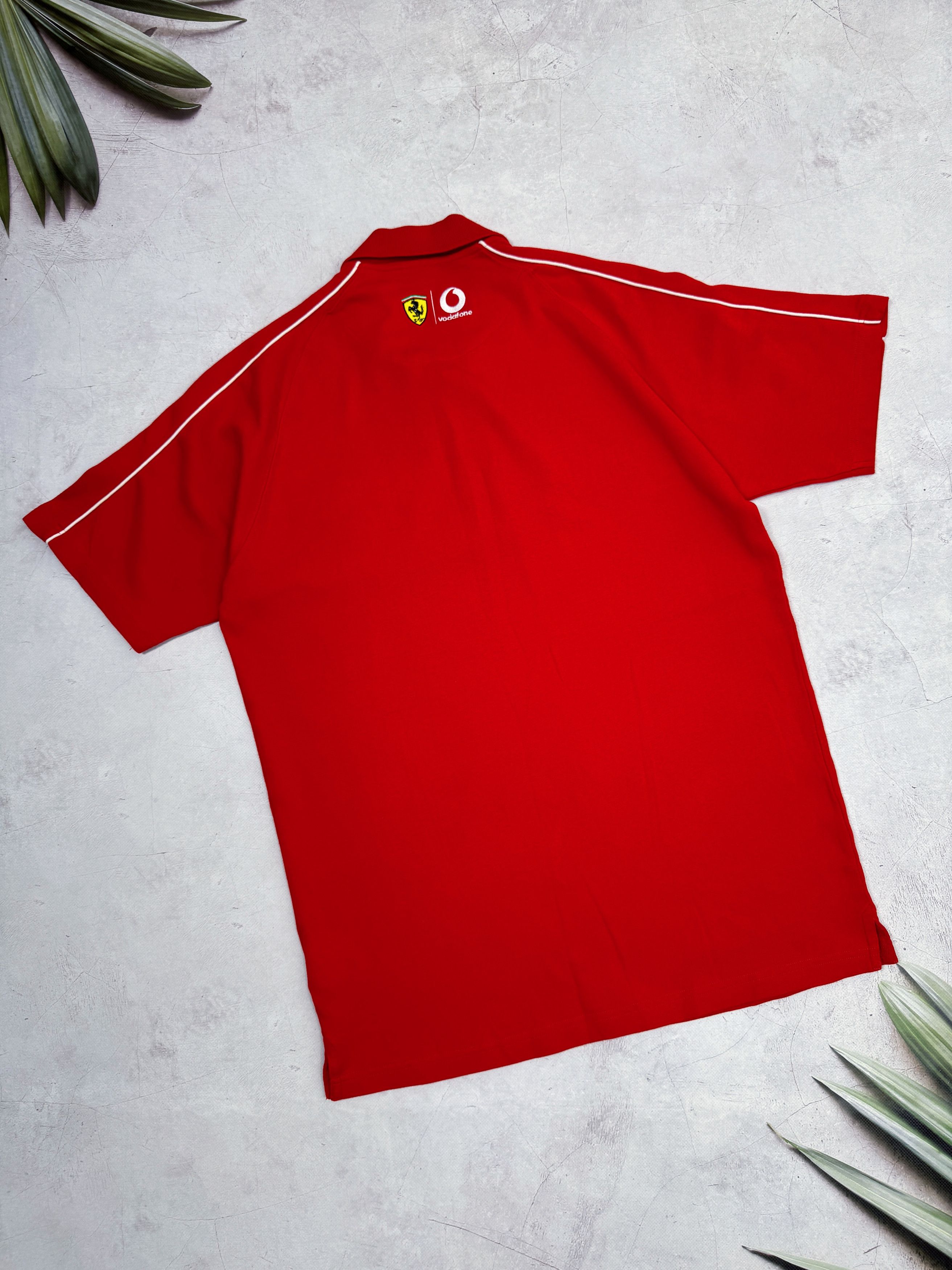 Ferrari × Formula 1 × Vintage Y2K 2002 Ferrari & Vodafone Polo T-Shirt Racing F1 Team Size US M / EU 48-50 / 2 - 16 Thumbnail