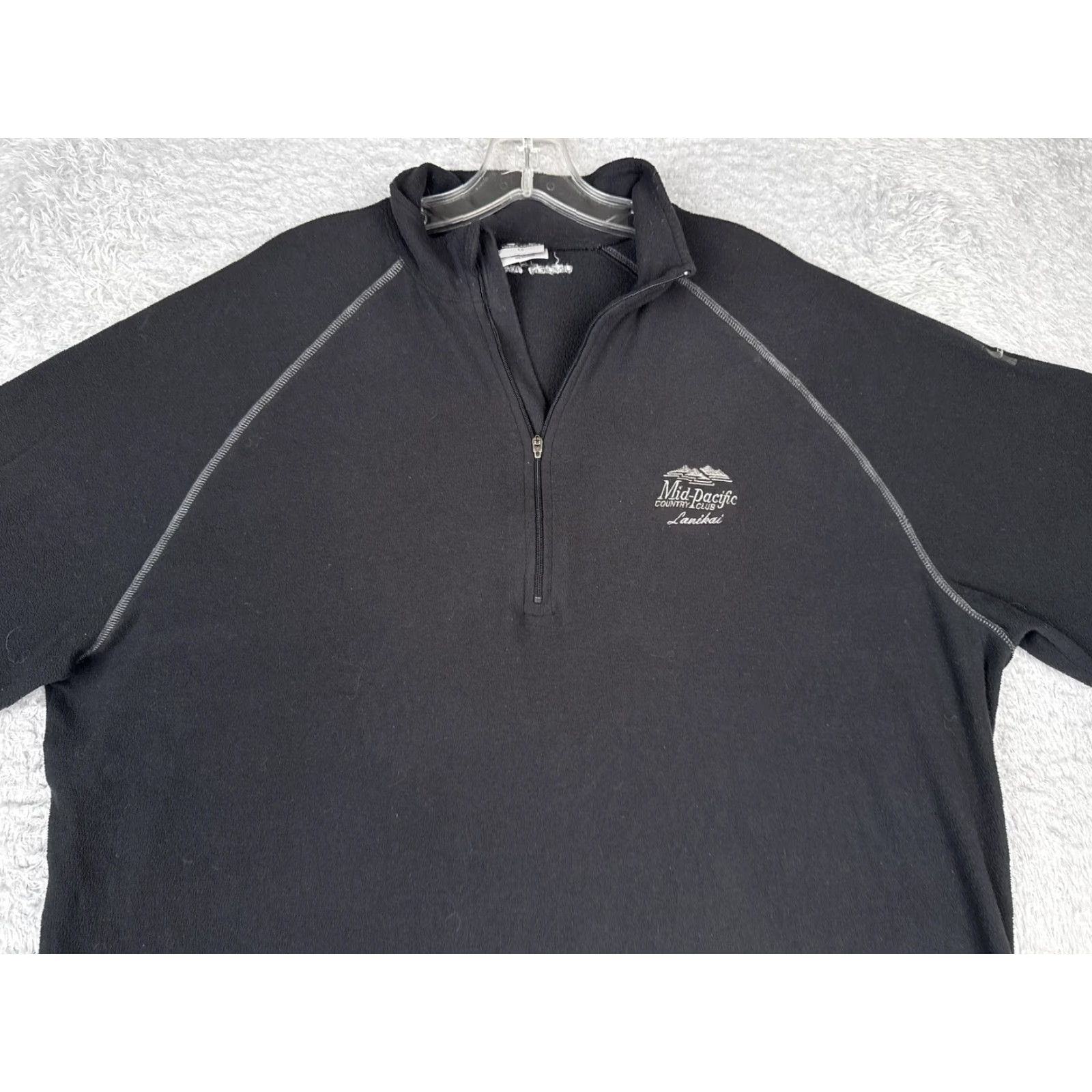 Under Armour Under Armour Pullover Mens Large Black 1/4 Zip Lanikai Mid-Pacific Country Club Polo Shirt? Size US L / EU 52-54 / 3 - 4 Thumbnail