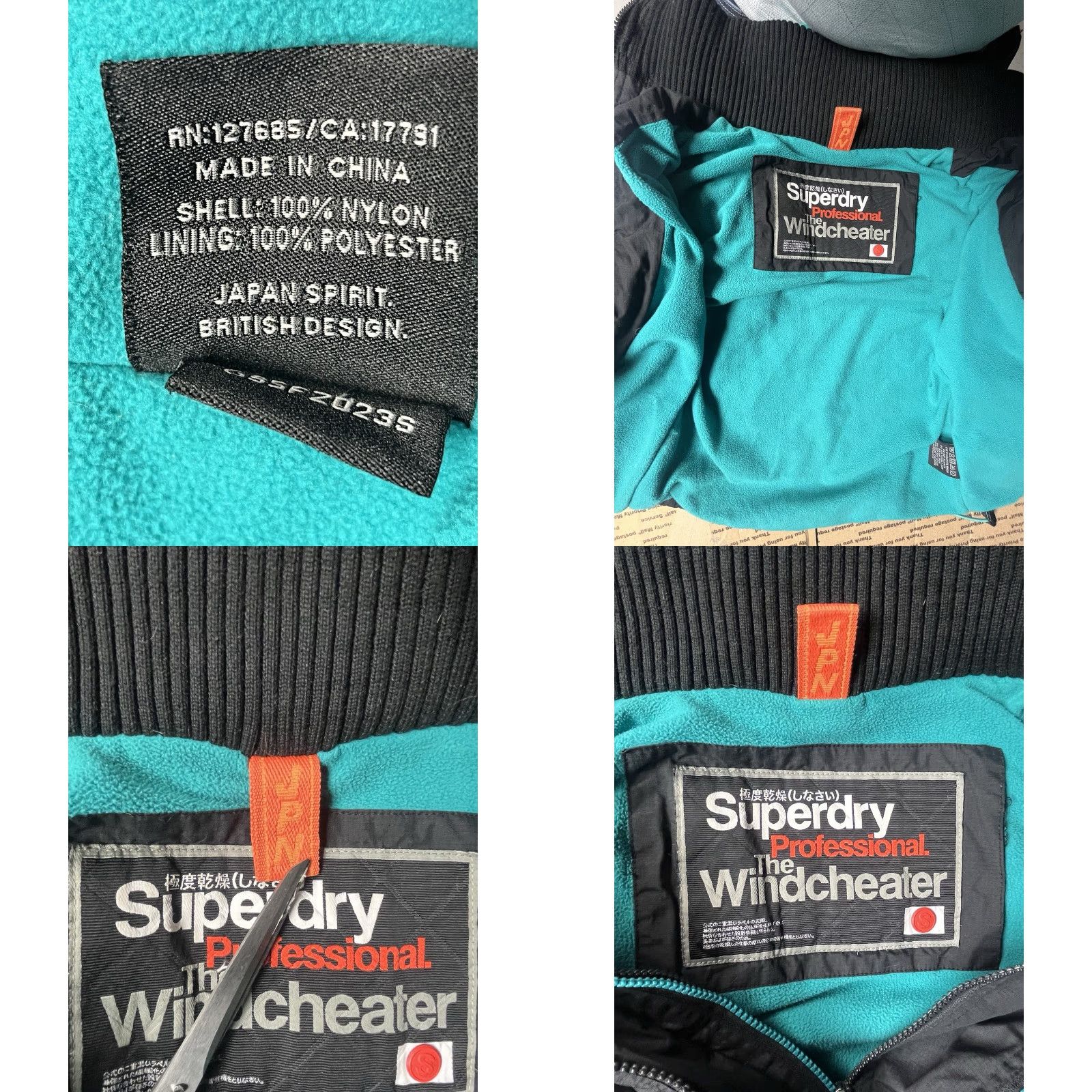 Superdry Superdry Jacket Windbreaker Black Shell Nylon Zip Pockets Full Zip Size S Men Size US S / EU 44-46 / 1 - 8 Thumbnail