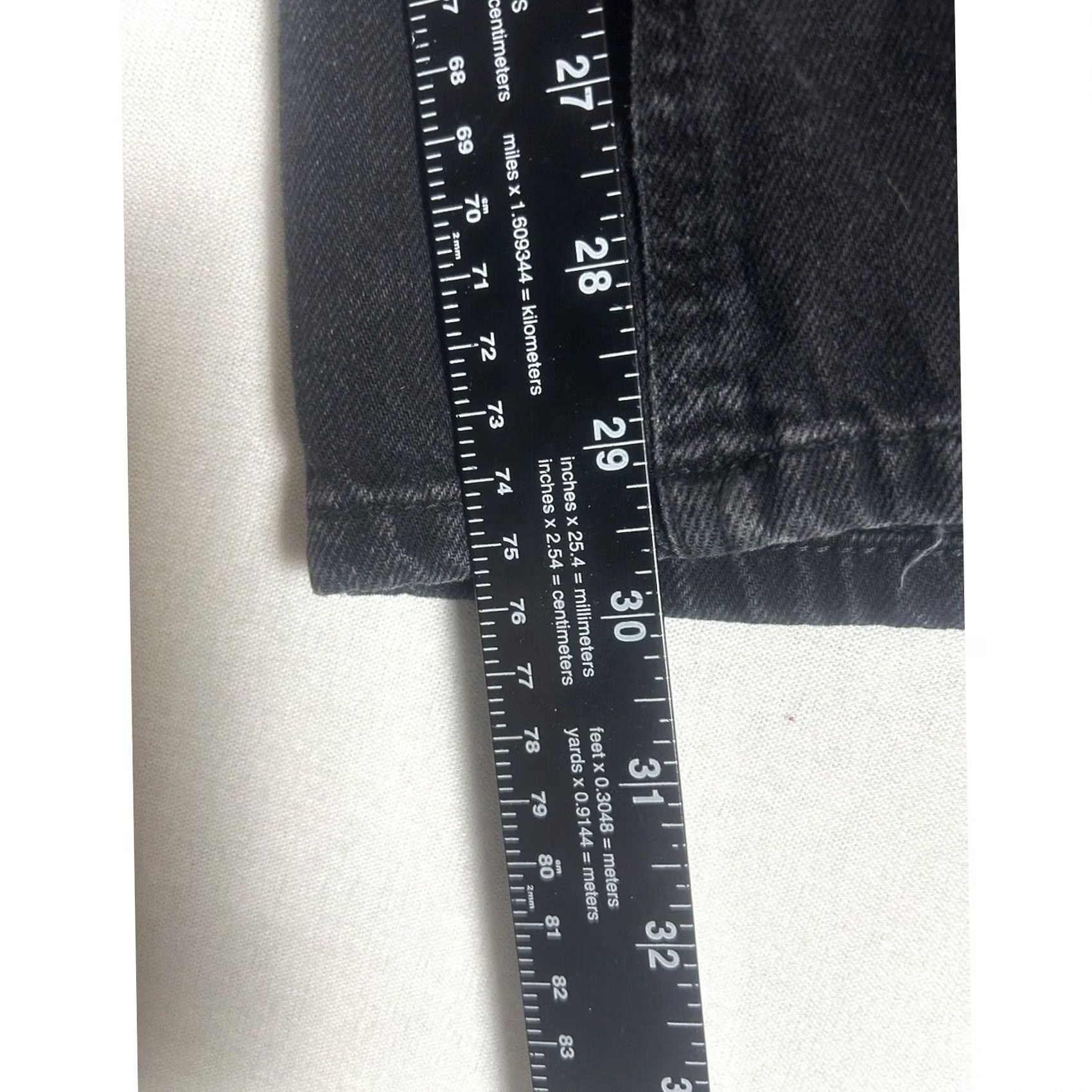 Vintage Aéropostale Jeans Baggy 90s Womens Size 4 REG Button Fly Black High Rise Y2K Size 27" / US 4 / IT 40 - 7 Thumbnail