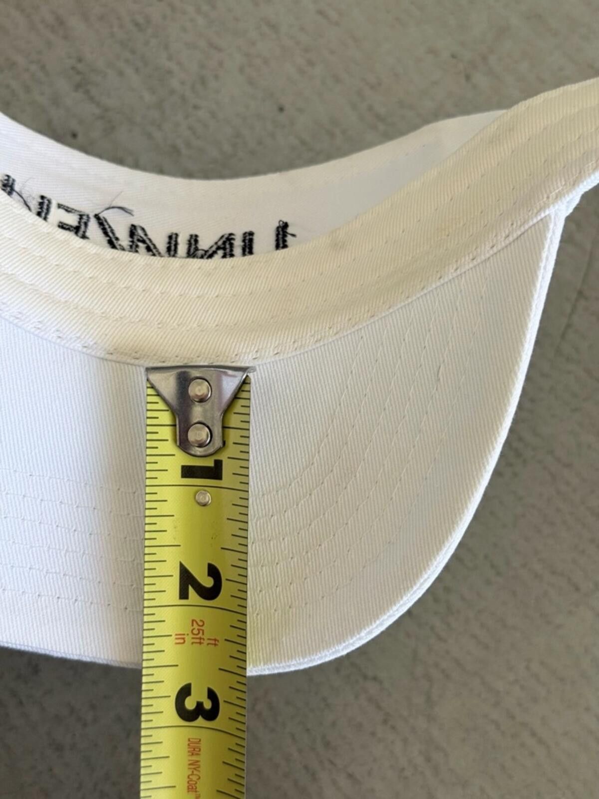 Other UNWELL / White Visor Hat / Adjustable Funny Graphic Size ONE SIZE - 3 Thumbnail