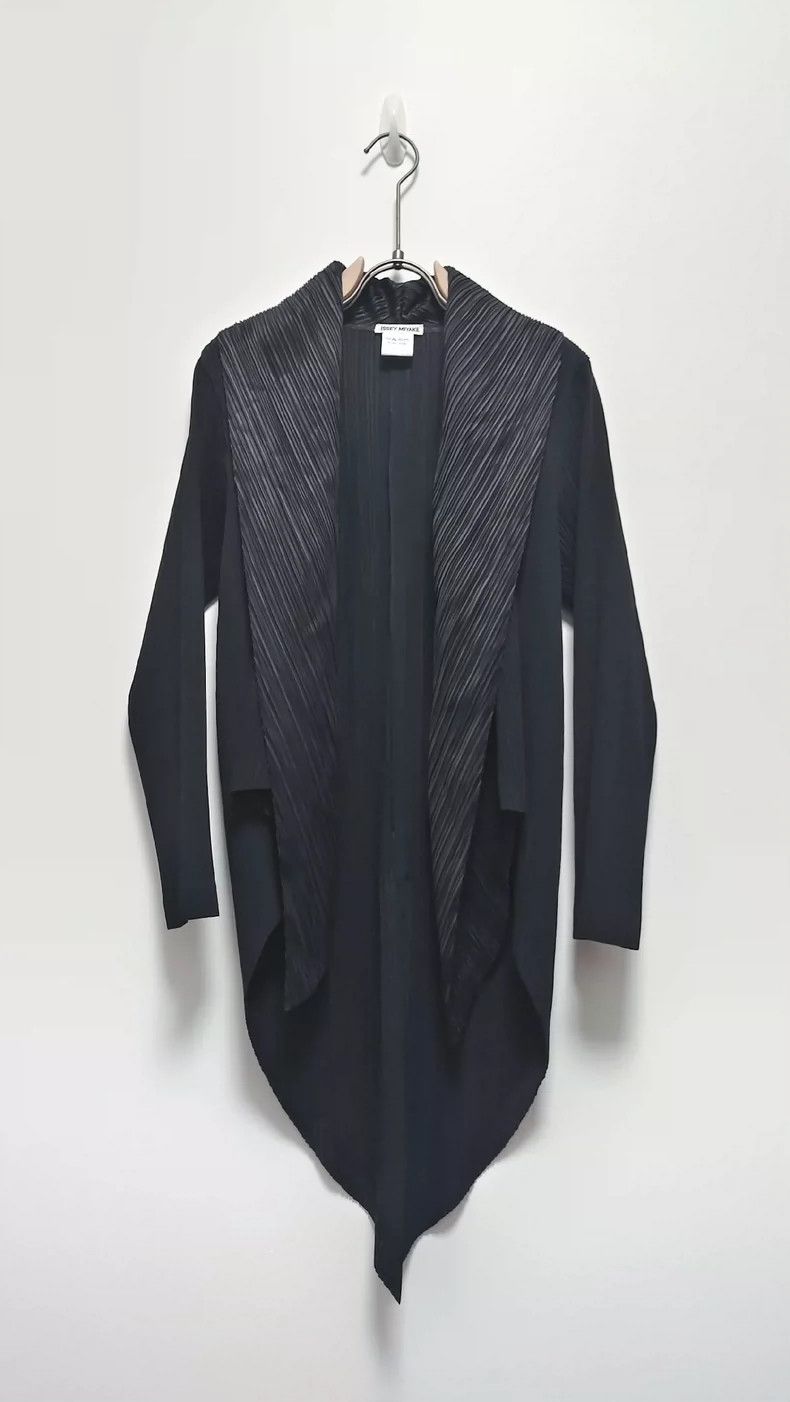 Issey Miyake Issey Miyake Black Asymmetrical Coat - dmc Size US M / EU 48-50 / 2 - 1 Thumbnail