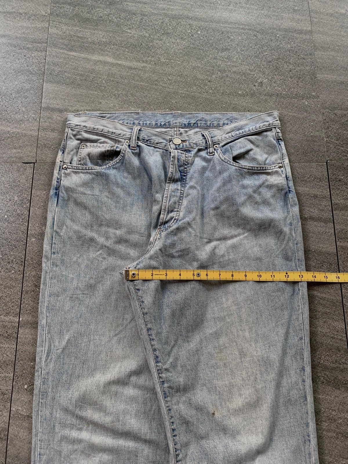 RRL Ralph Lauren FREE TAX! RRL Distressed Wash Denim Jeans Size US 34 / EU 50 - 16 Thumbnail