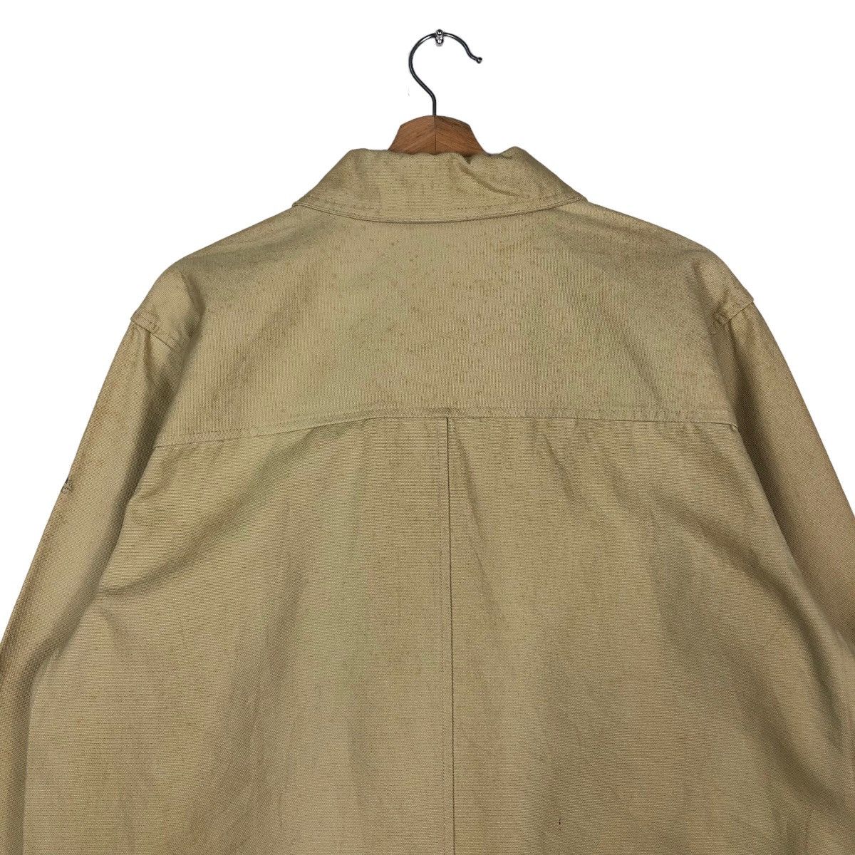Japanese Brand 🔥Vintage Chore Jacket Majestic New York Big Logo Spell Out Size US L / EU 52-54 / 3 - 9 Thumbnail