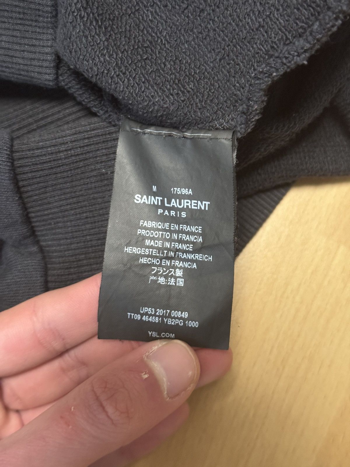 Saint Laurent Paris Saint Laurent Hoodie Size US M / EU 48-50 / 2 - 5 Thumbnail