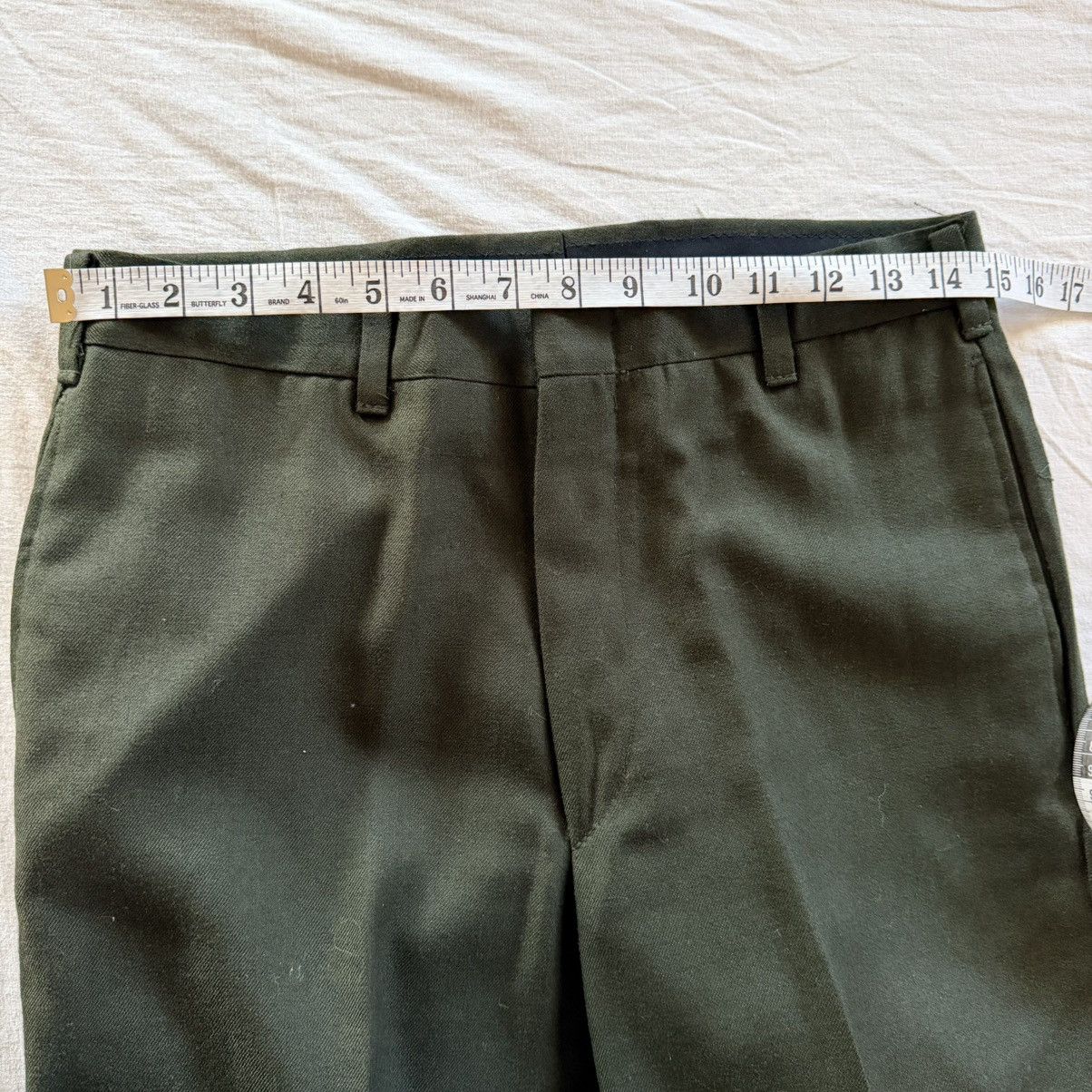 Levi's Vintage Clothing Vintage Levi’s Young Men's Sta-Prest 70s Olive Slacks Size US 30 / EU 46 - 6 Thumbnail