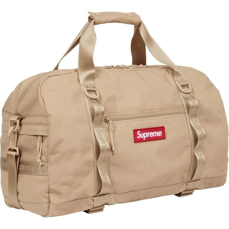 Supreme Supreme Duffle Bag SS26 Box Logo Tan Cotton Blend Ripstop Size ONE SIZE - 2 Thumbnail