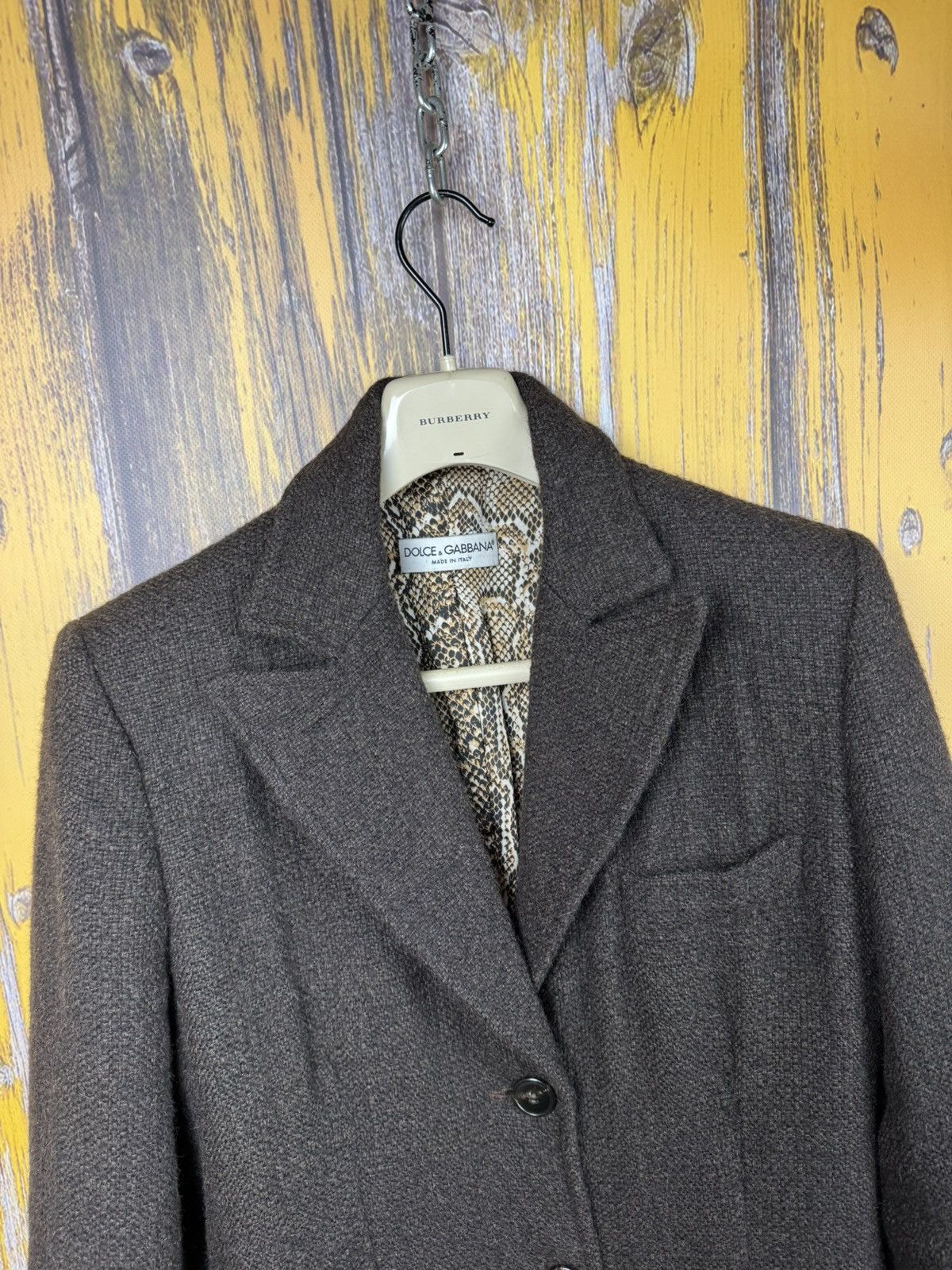 Dolce & Gabbana Archive Dolce & Gabbana Long Alpaca Wool Coat Made in Italy Size L / US 10 / IT 46 - 13 Thumbnail