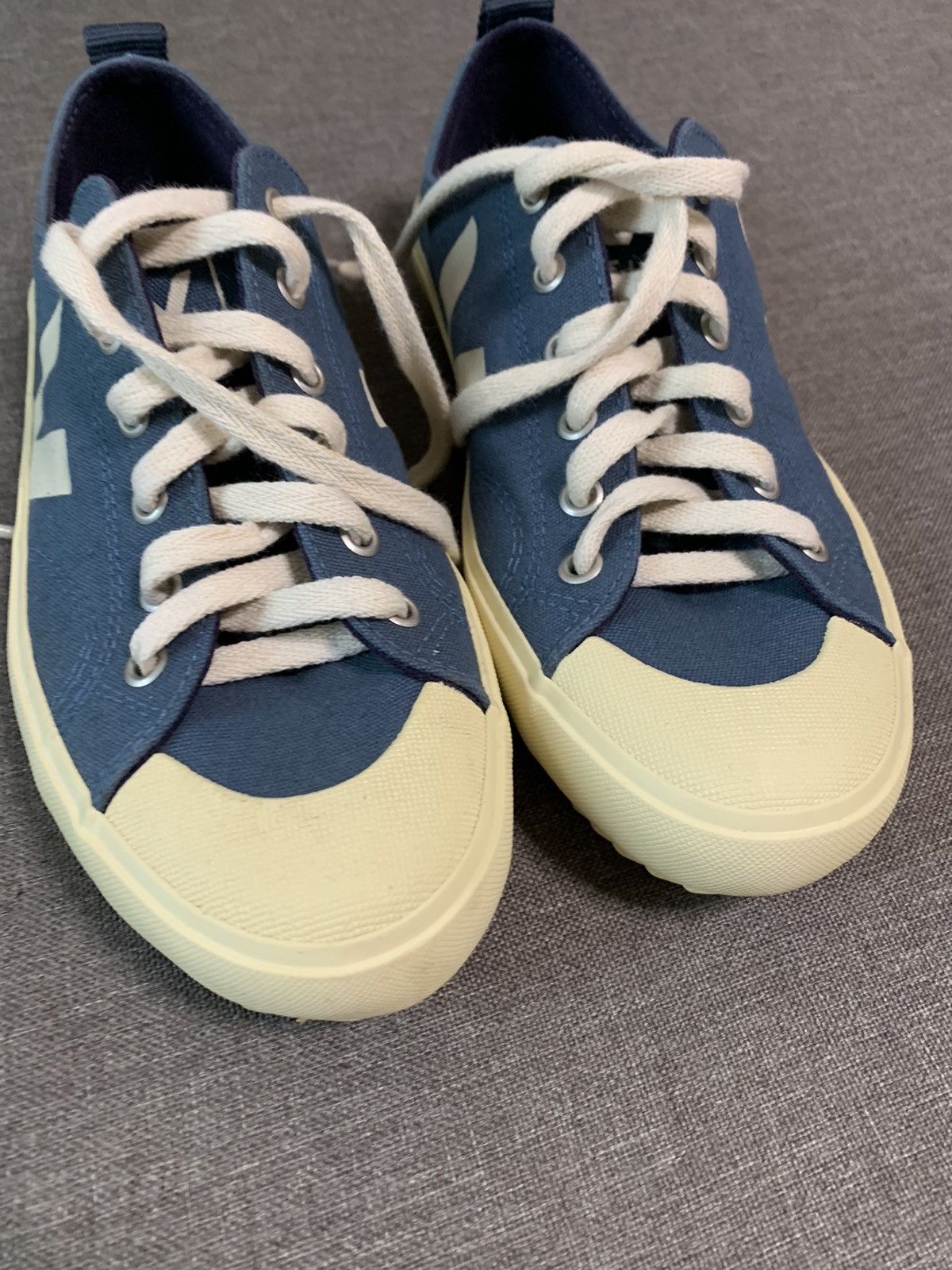 Veja Veja Nova Canvas Low Top Trainer Sneakers Blue Size 38 Size US 8 / IT 38 - 4 Thumbnail