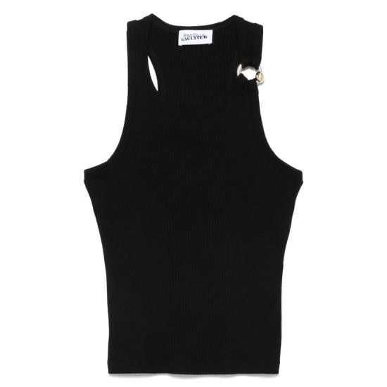 Jean Paul Gaultier JEAN PAUL GAULTIER Women Tops TO375 J014 00 BLACK Size XS / US 0-2 / IT 36-38 - 1 Thumbnail