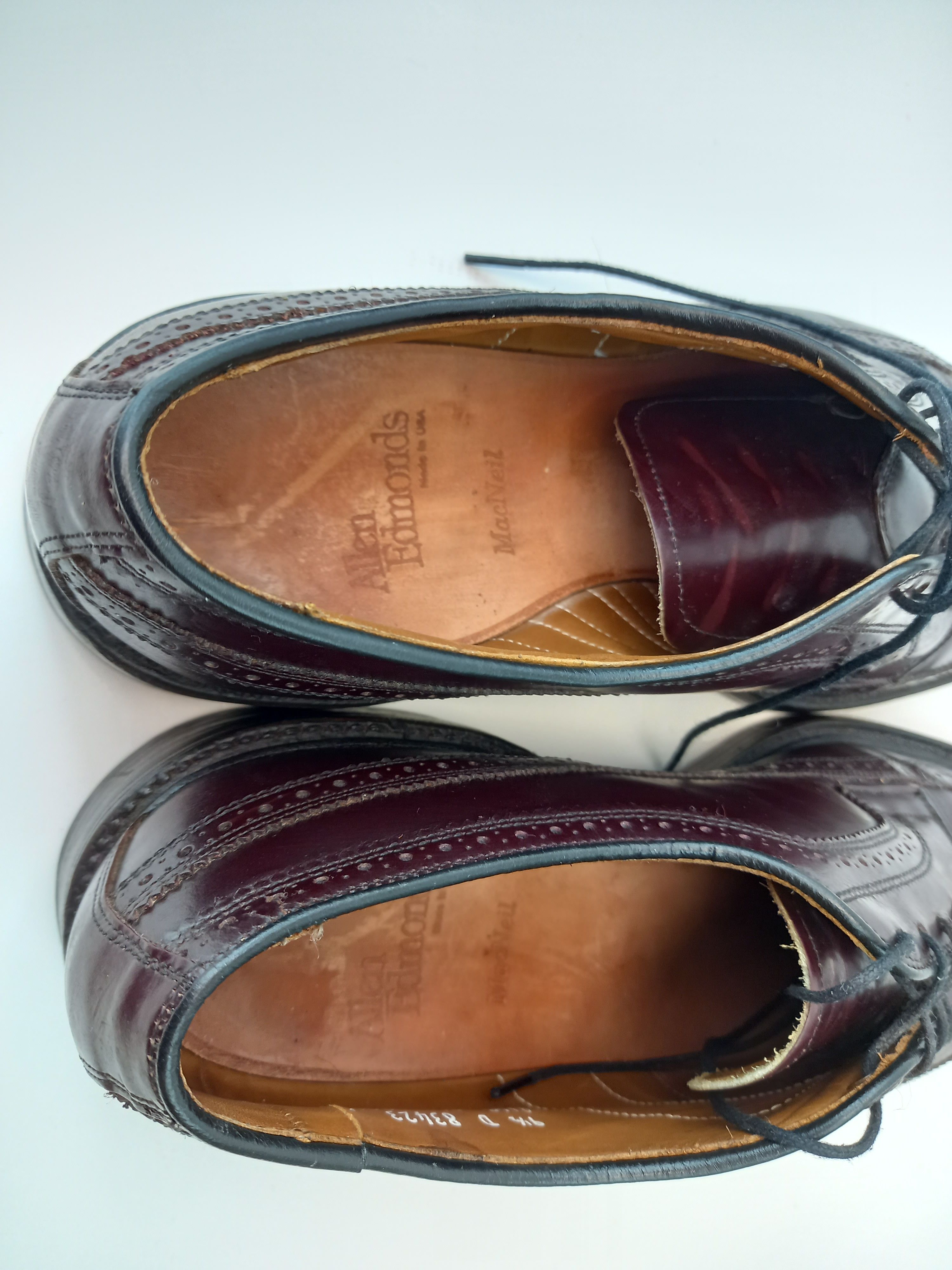 Allen Edmonds Allen Edmonds Red Burgundy Leather Oxford Shoes Size US 9.5 / EU 42-43 - 10 Thumbnail