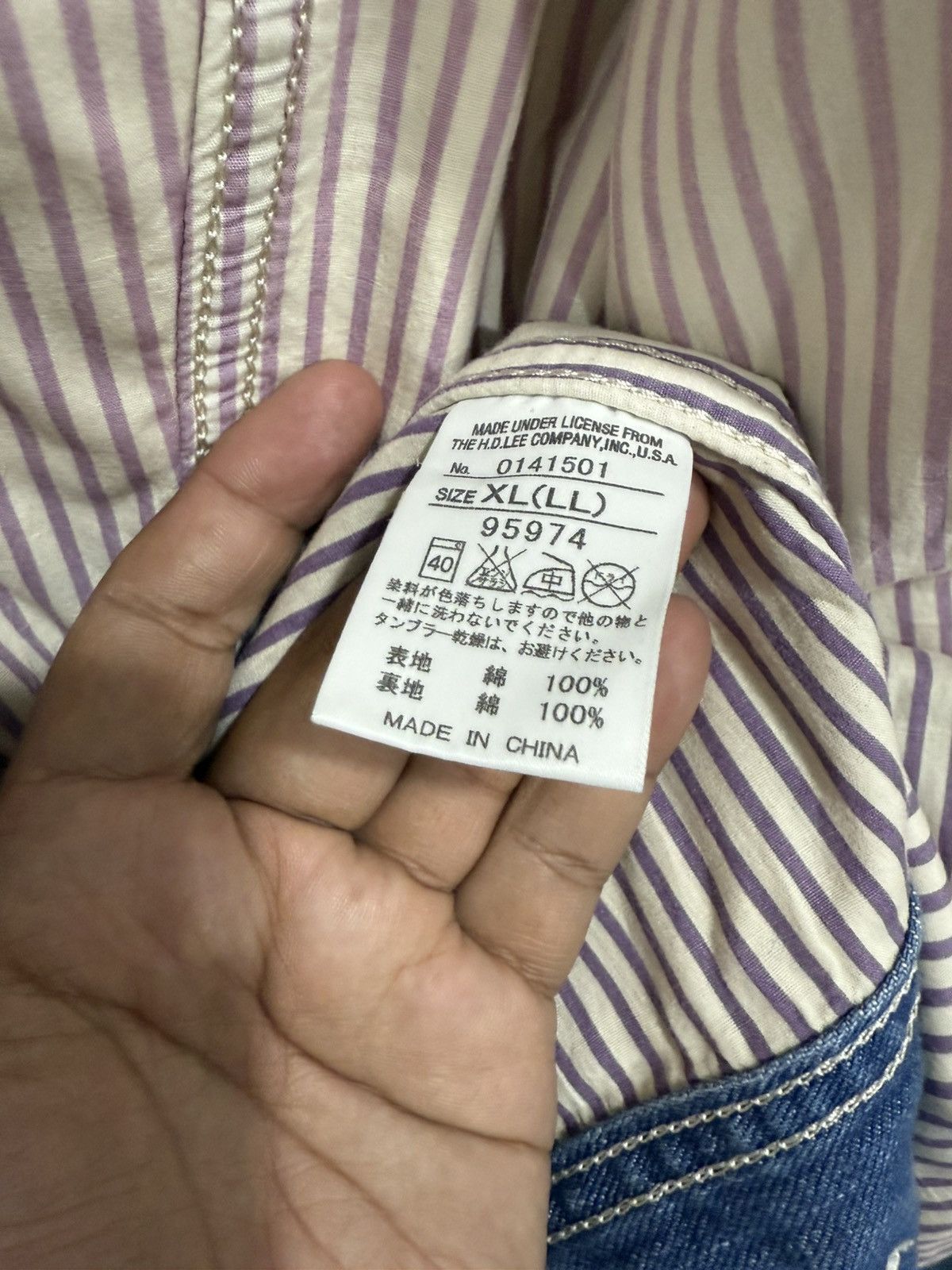 X-LARGE JAPANESE BRAND X-LARGE x LEE RAIDERS DENIM JACKET UNION MADE Size US XL / EU 56 / 4 - 11 Thumbnail
