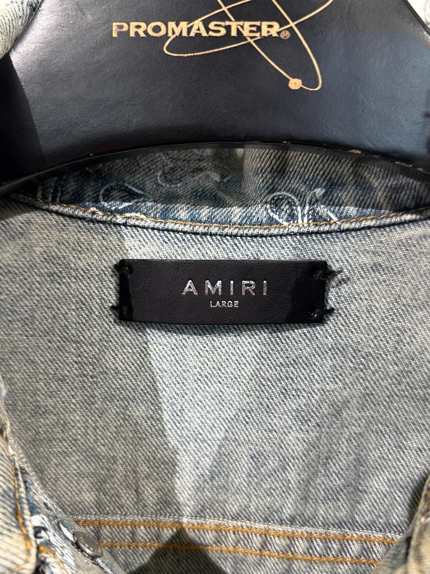 Amiri Amiri Paisley Washed Distressed Denim Jacket K35 Size US M / EU 48-50 / 2 - 8 Thumbnail